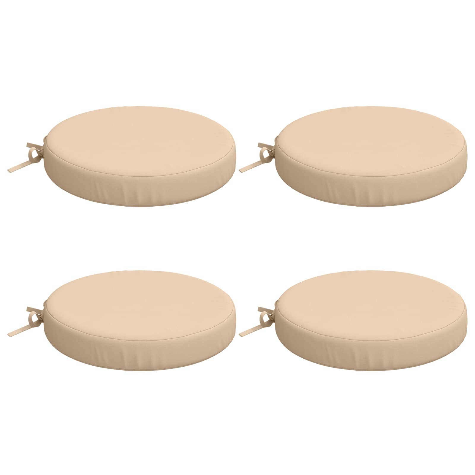 4-Piece Zitkussens SOEST 4 st 100% Polyester Crèmekleurig image 1
