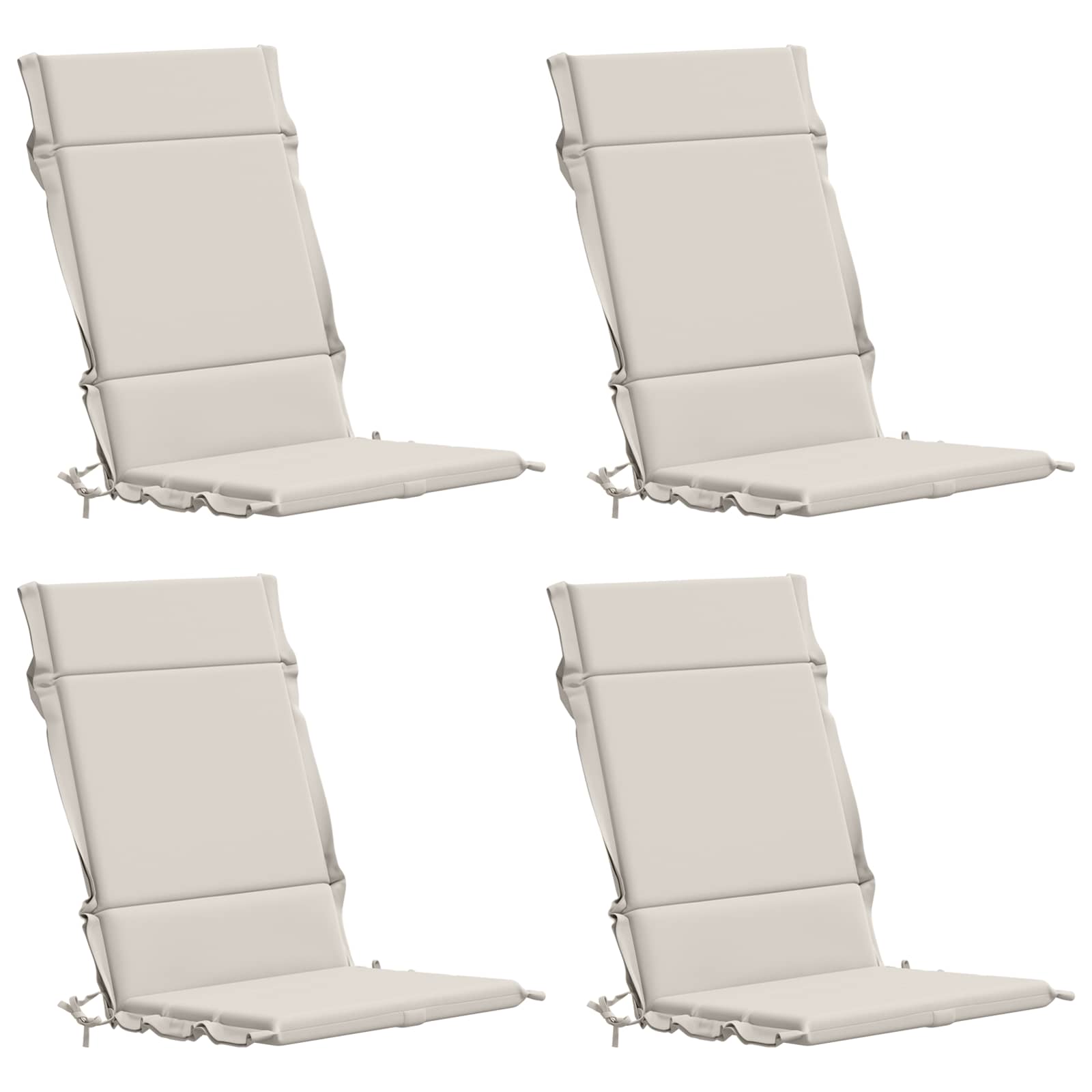 4-delige Hoogrug Kussen GEMERT 4 pcs 100% Polyester Wit image 2