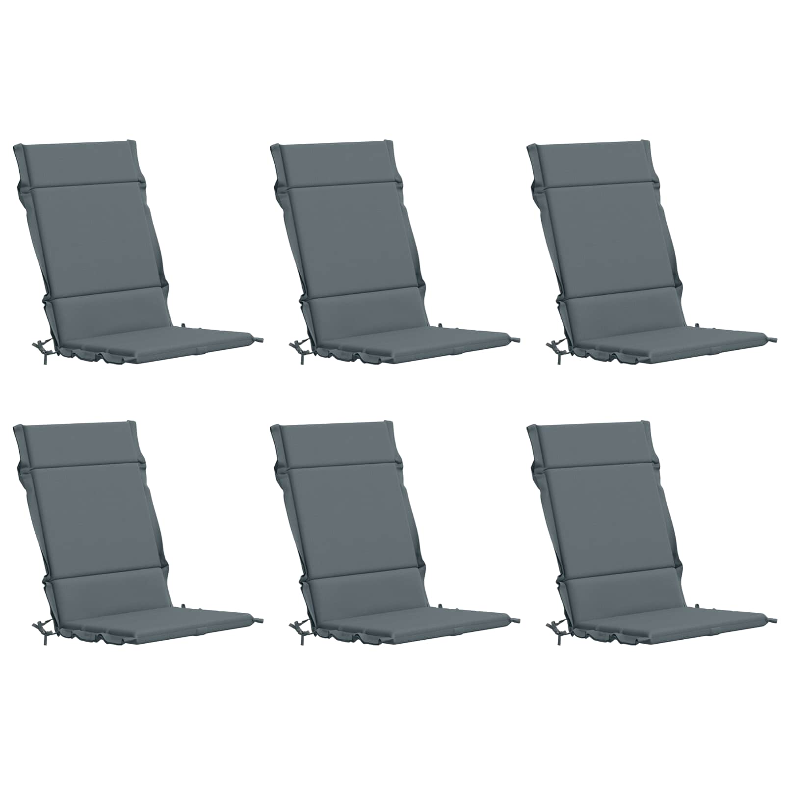 6-delige Hoogrug Kussen GEMERT 6 pcs 100% Polyester Blauw image 2