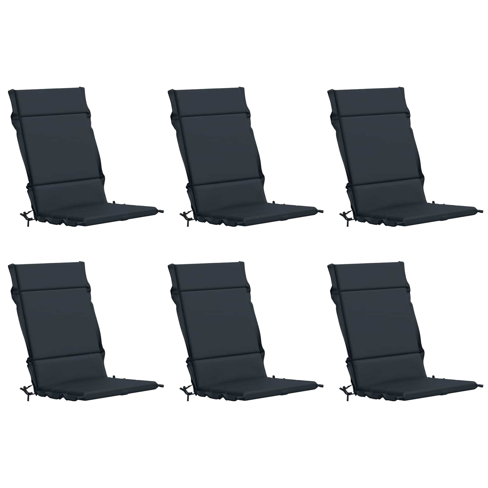 vidaXL 6-dielne vankúše na vysoké operadlo GEMERT 6 pcs 100% polyester