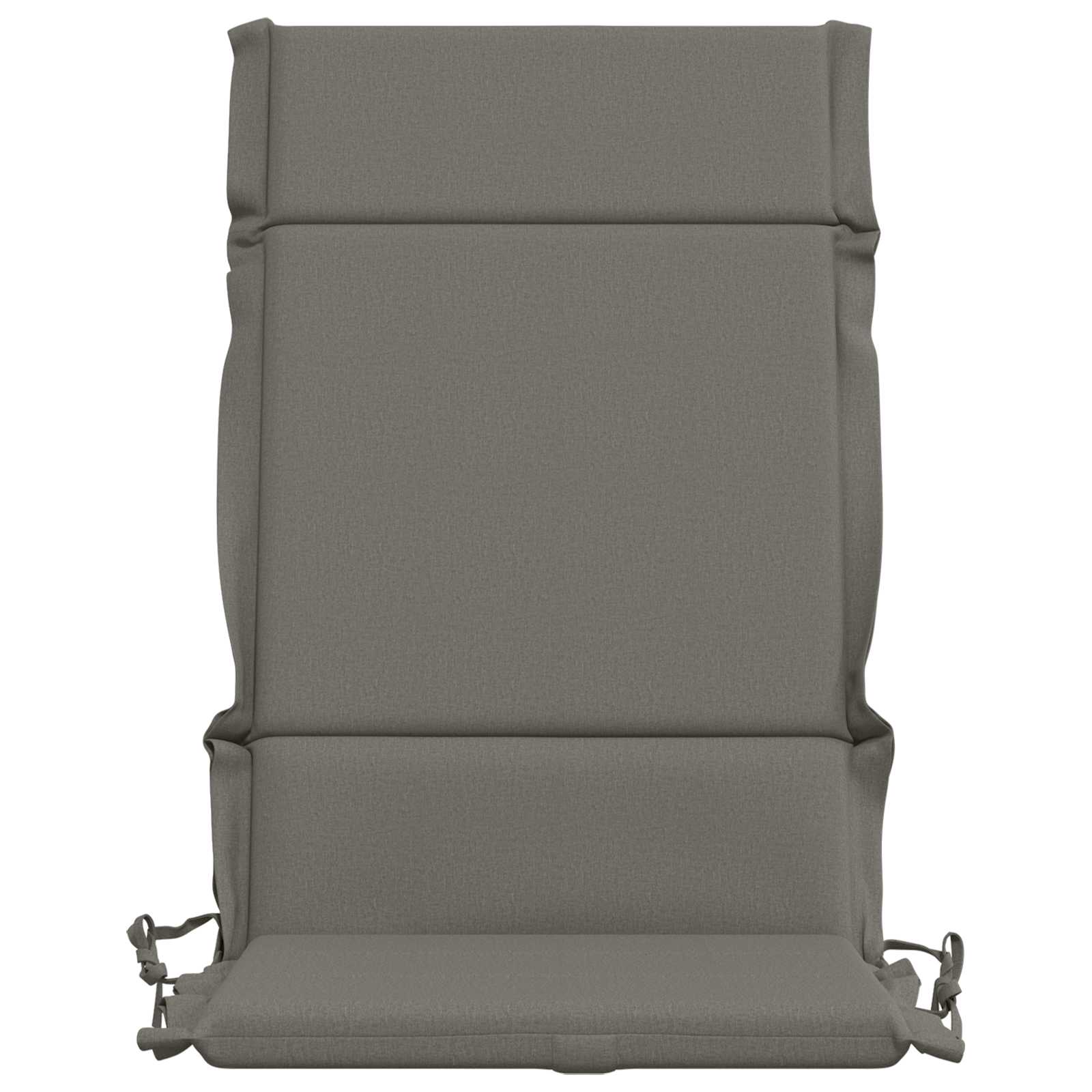 vidaXL Kussen voor stoel met hoge rug GEMERT 6 st 100% Polyester Grijs, foto 4