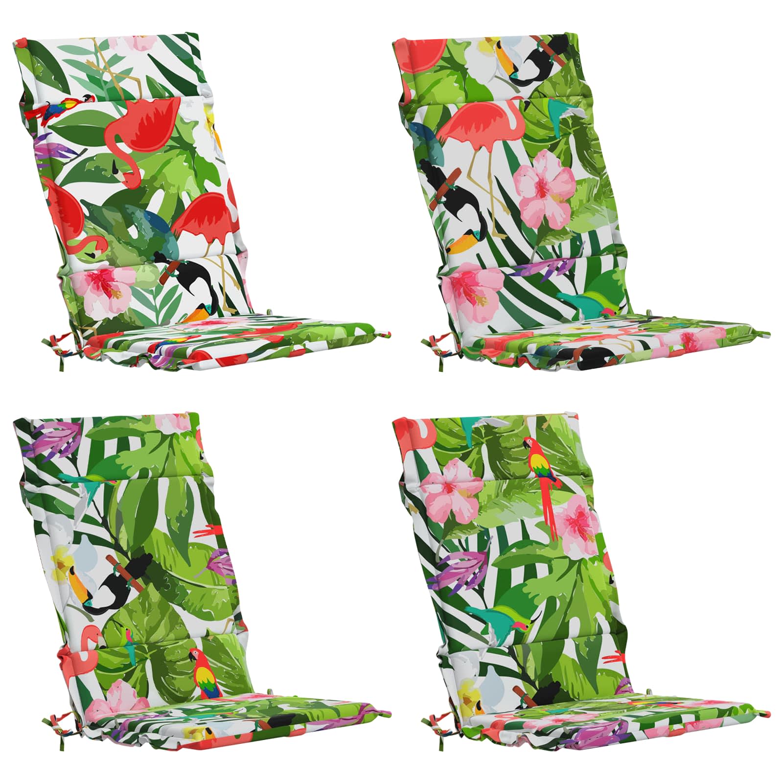 4-delige Hoogrug Kussen GEMERT 4 pcs 100% Polyester Meerkleurig image 2