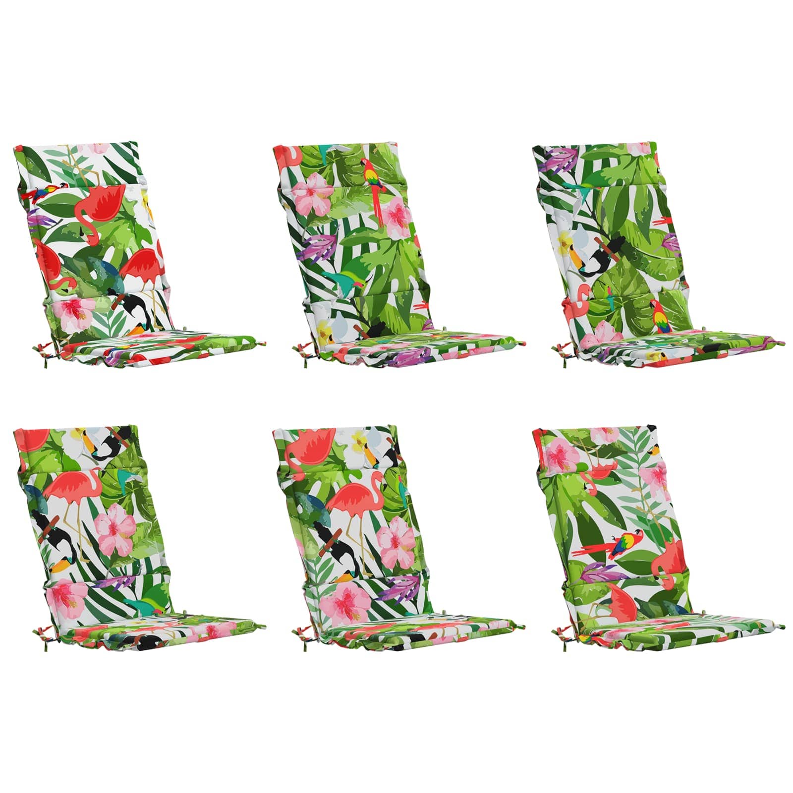 6-delige Hoogrug Kussen GEMERT 6 st 100% Polyester Meerkleurig image 2