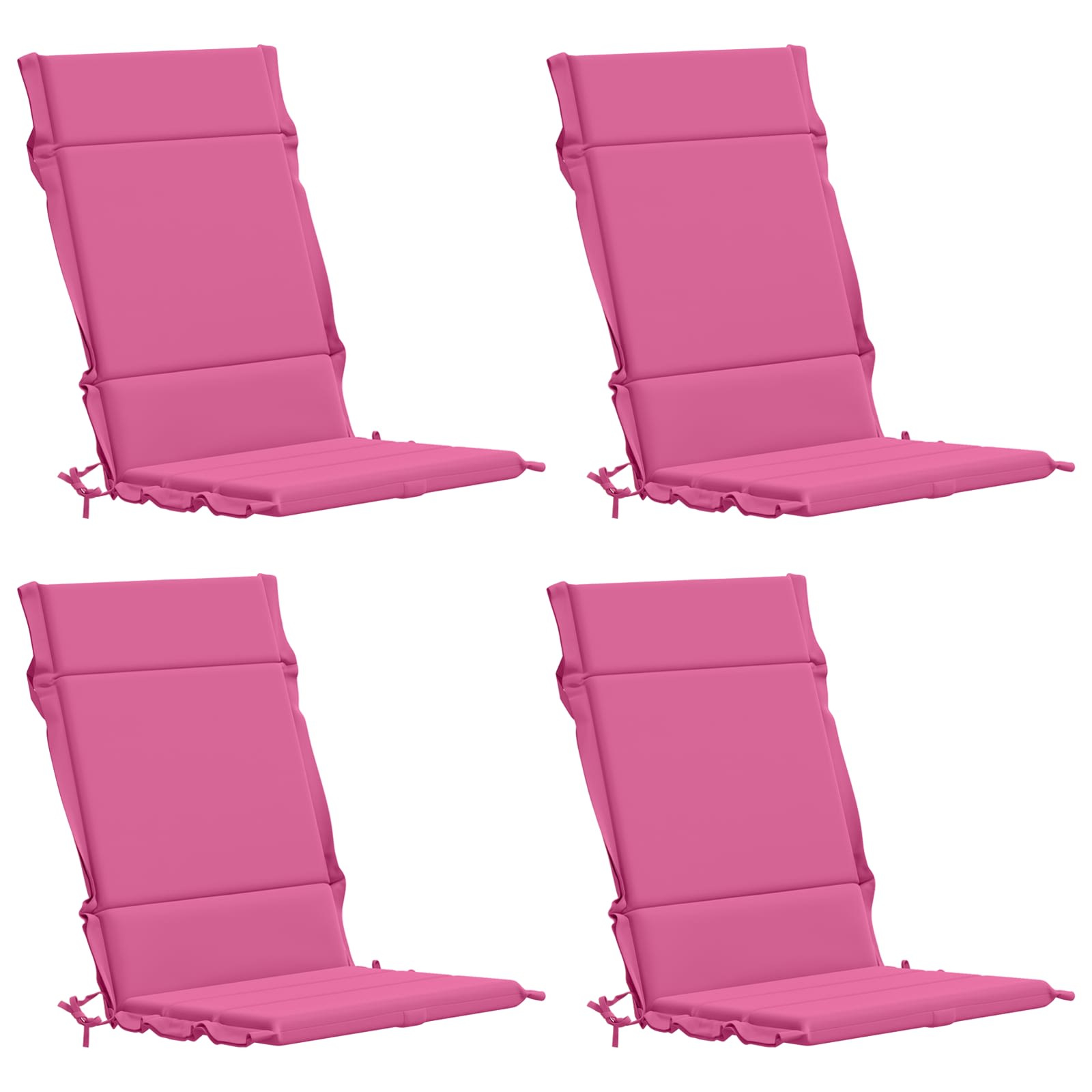 4-delige Hoogrug Kussen GEMERT 4 pcs 100% Polyester Roze image 2
