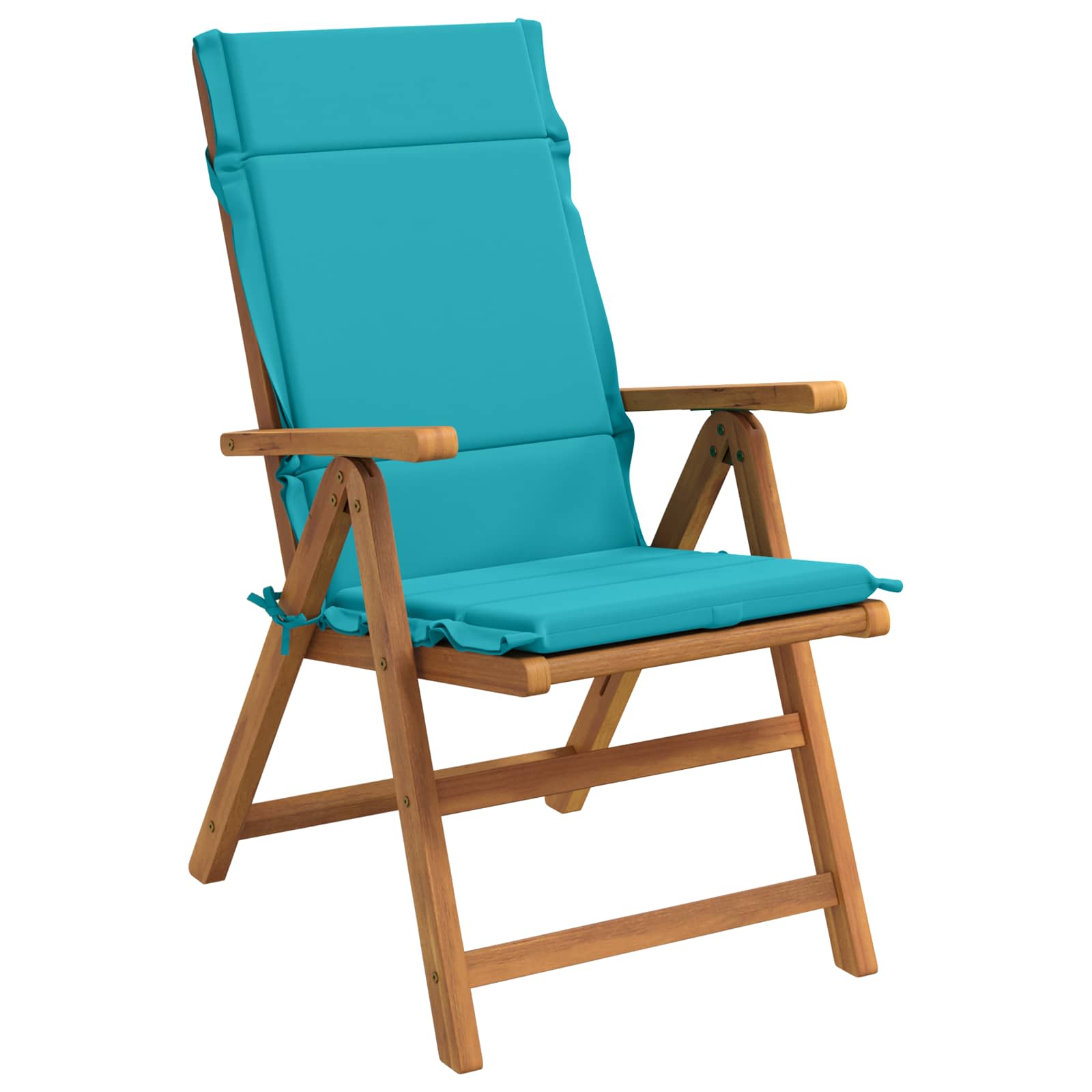 vidaXL - 2-delige - hoogrugkussen - GEMERT - 2 - pcs - 100% - Polyester - Turquoise