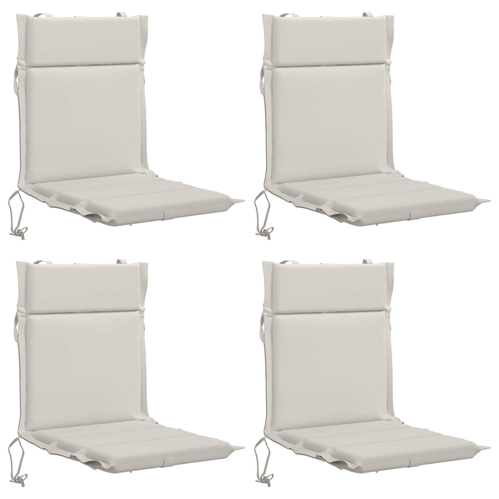 vidaXL 4-dielne vankúše na vysoké operadlo GEMERT 4 pcs 100% polyester