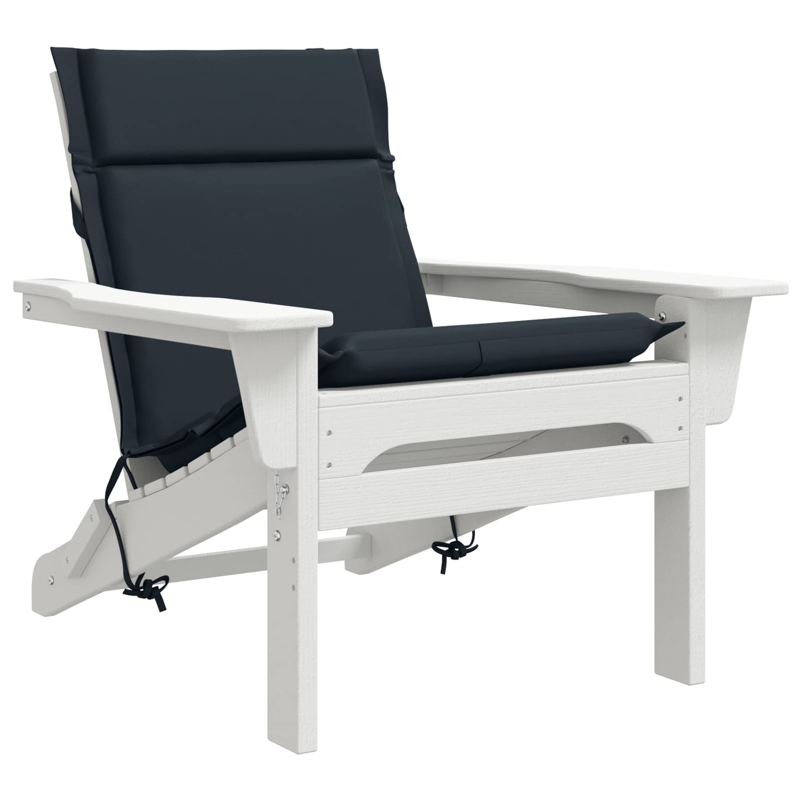 vidaXL Kussen voor lage rugstoelen GEMERT 4 st 100% Polyester blauw, foto 2