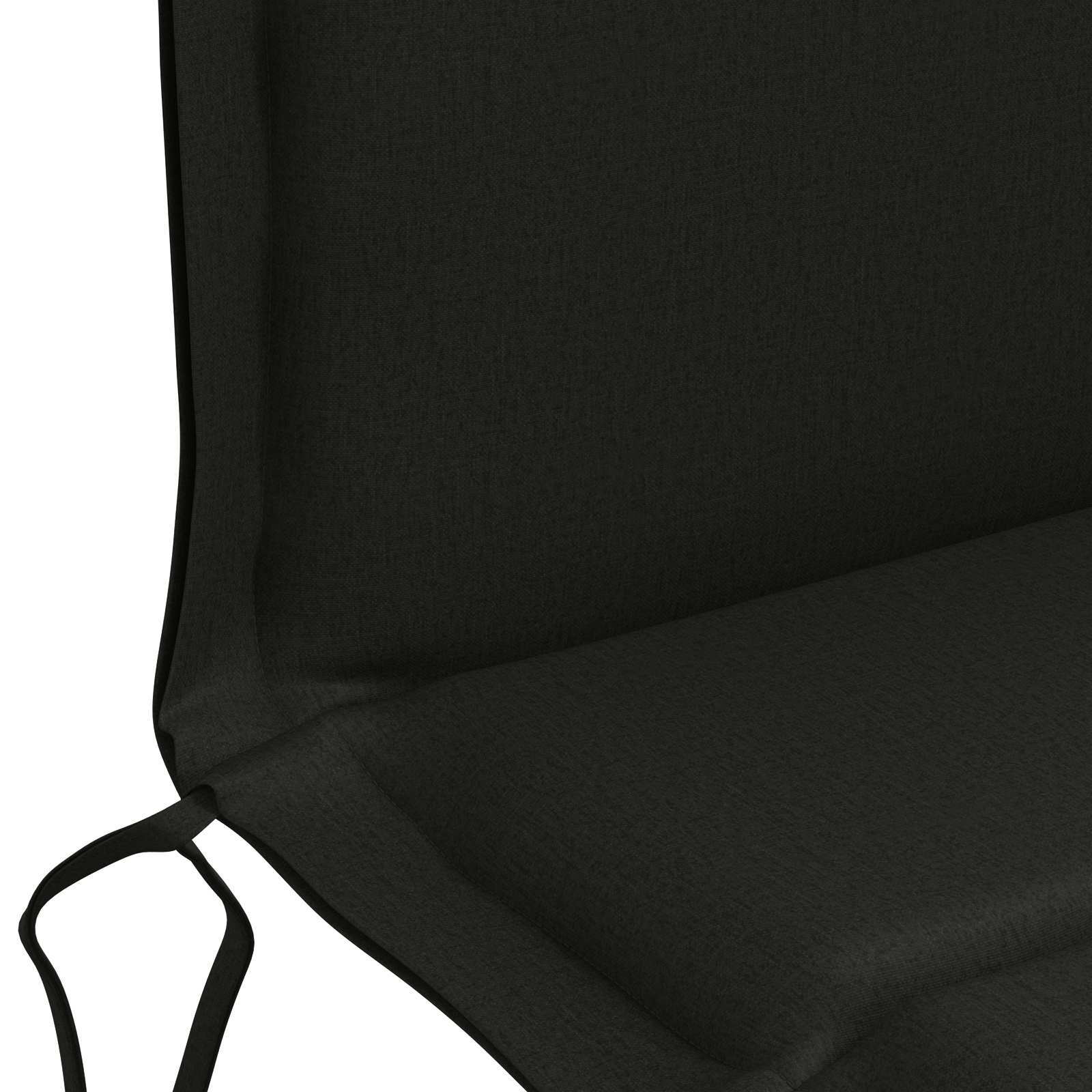 6-delige Hoogrug Kussen GEMERT 6 pcs 100% Polyester Zwart image 6
