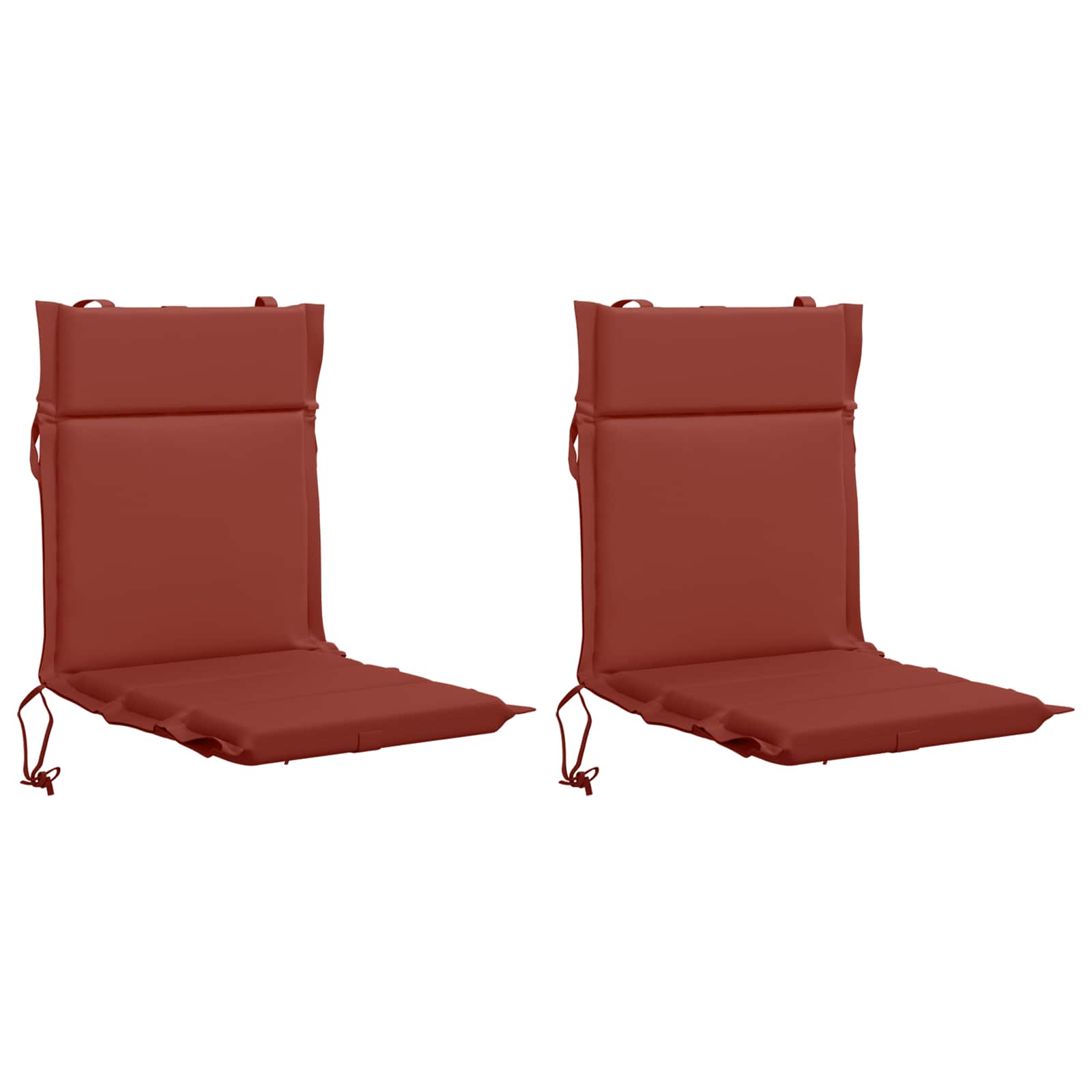 2-delige Hoogrug Kussen GEMERT 2 pcs 100% Polyester Rood image 2
