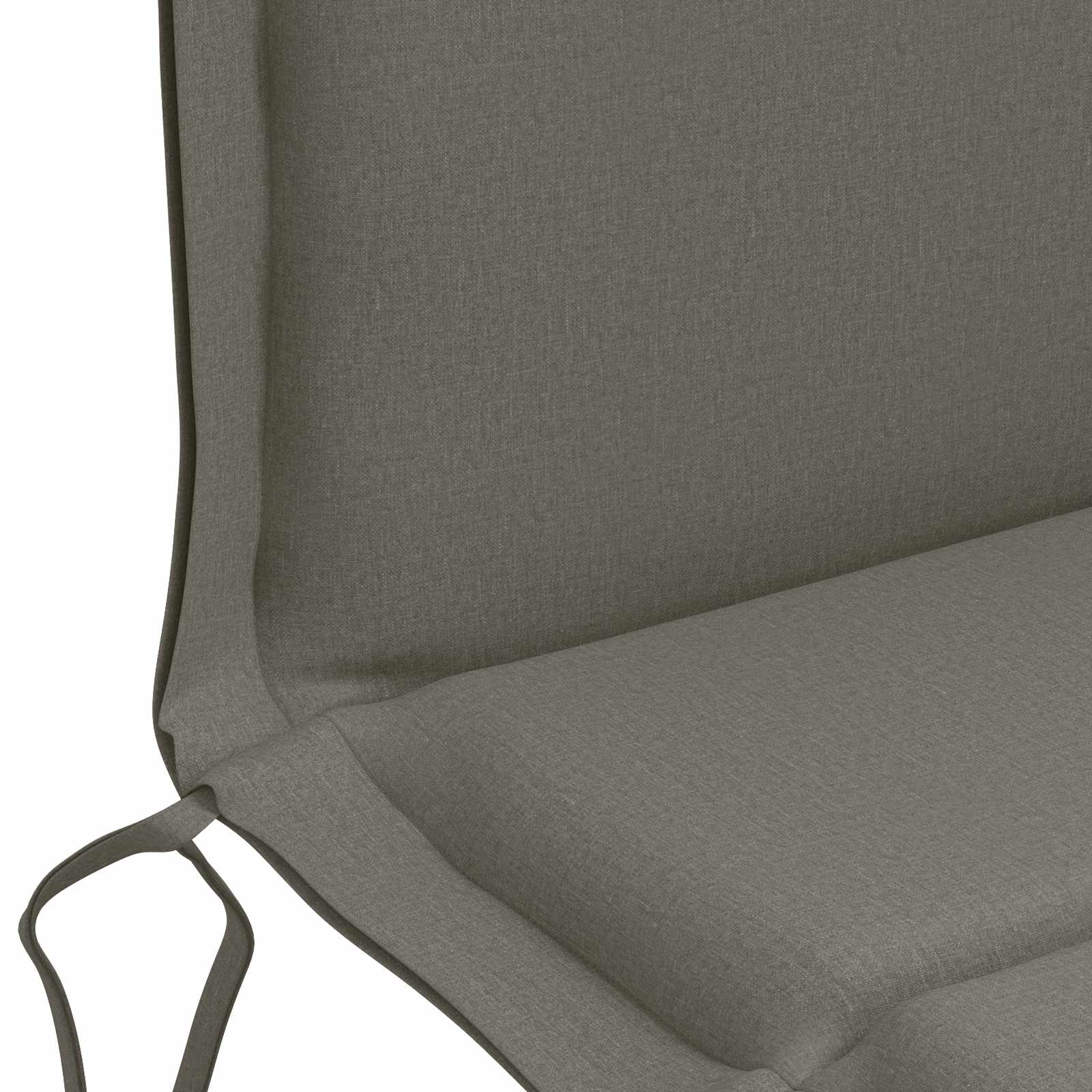 2-delige Hoogrug Kussen GEMERT 2 pcs 100% Polyester Grijs image 6