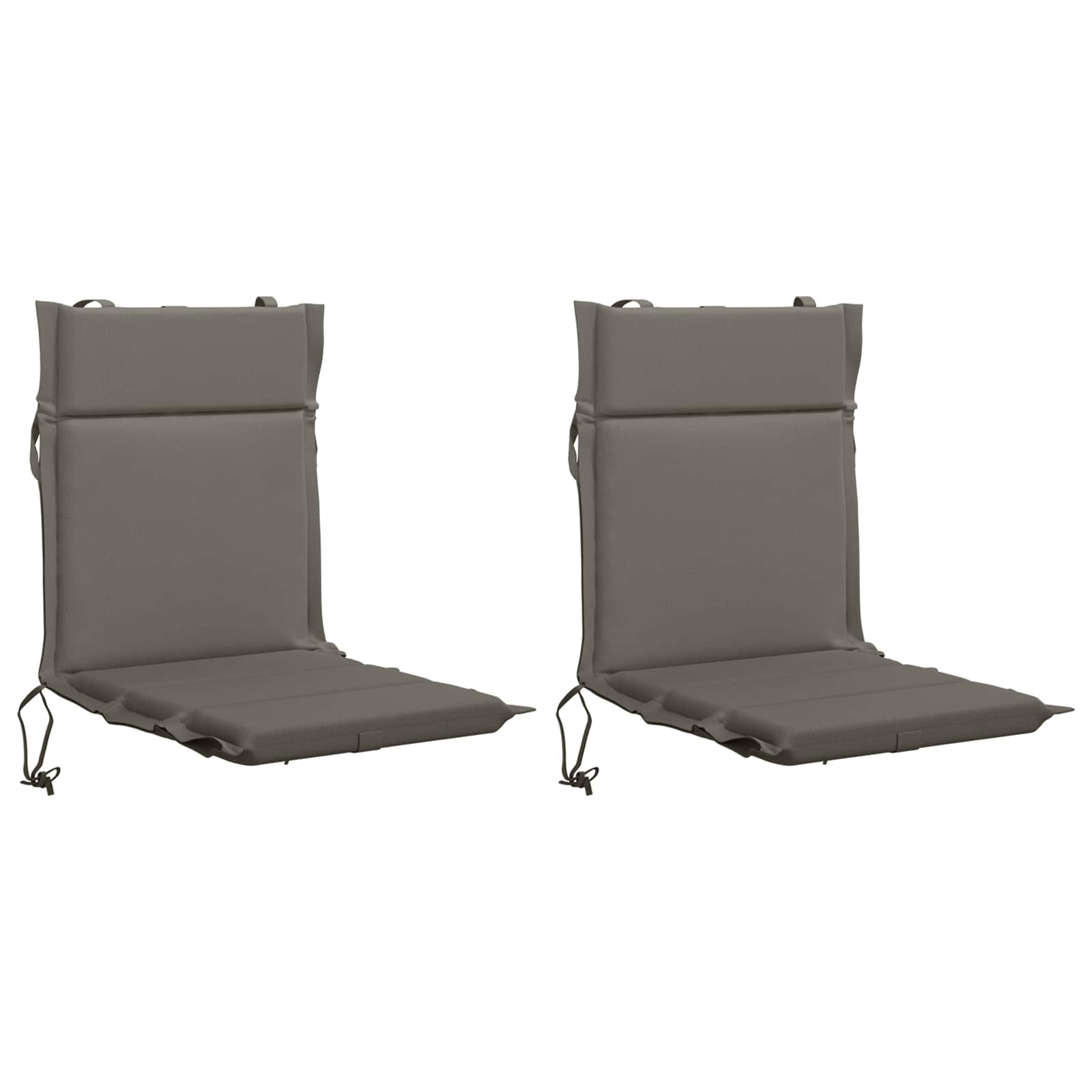 2-delige Hoogrug Kussen GEMERT 2 pcs 100% Polyester Grijs image 2