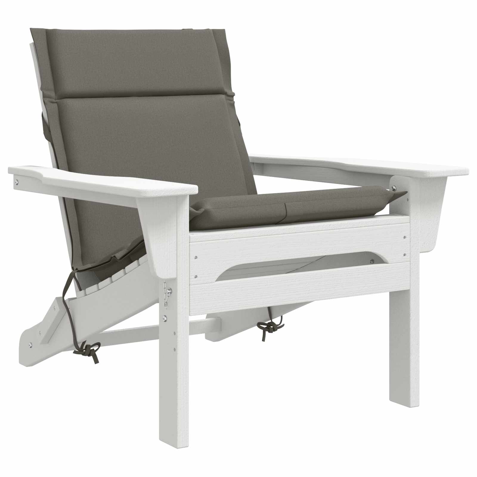 vidaXL Kussen voor lage rugstoelen GEMERT 4 st 100% Polyester Grijs, foto 2