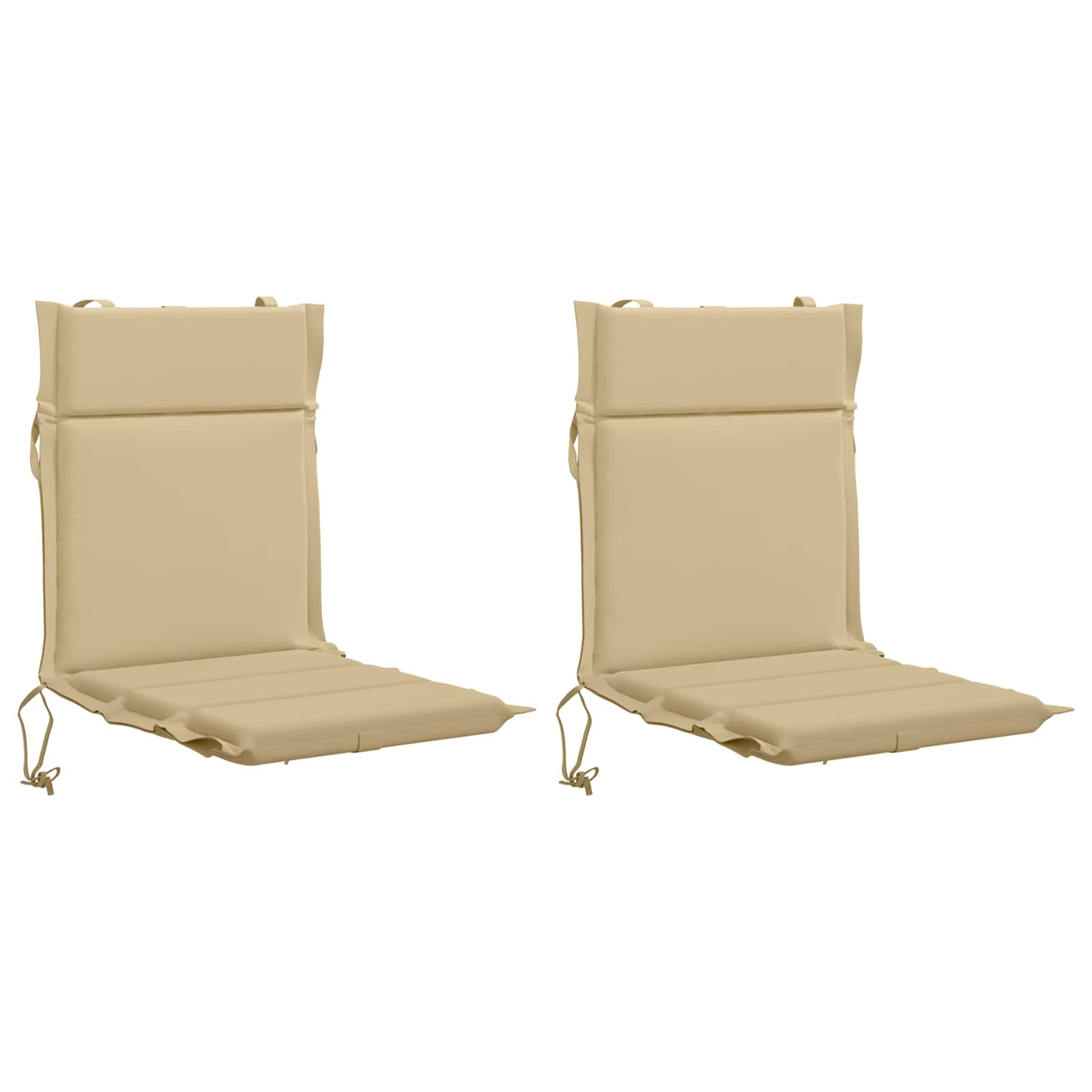 2-delige Hoogrug Kussen GEMERT 2 pcs 100% Polyester Beige image 2