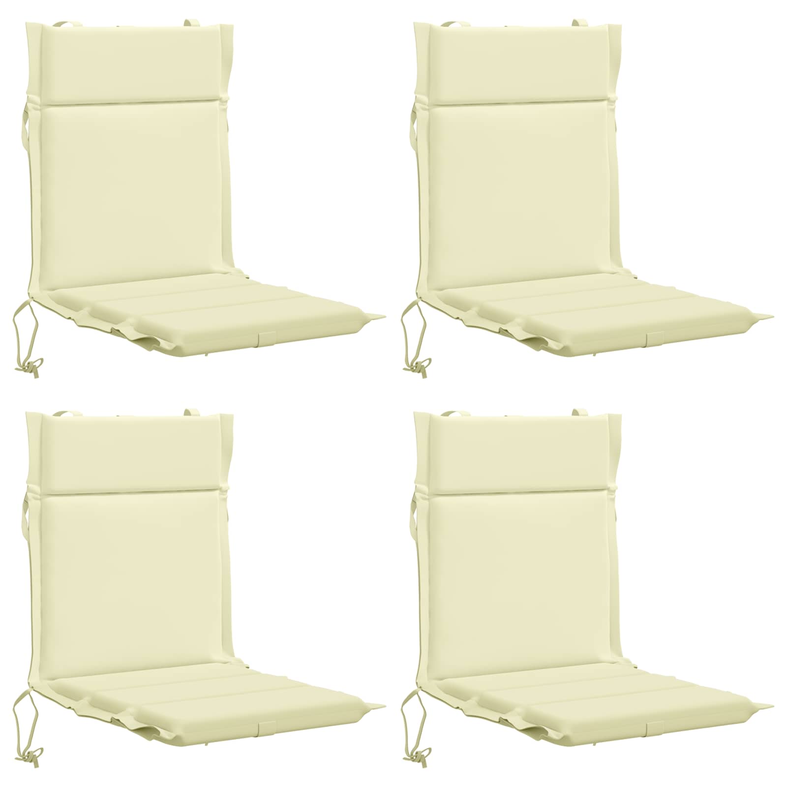 vidaXL 4-dielne vankúše na vysoké operadlo GEMERT 4 pcs 100% polyester