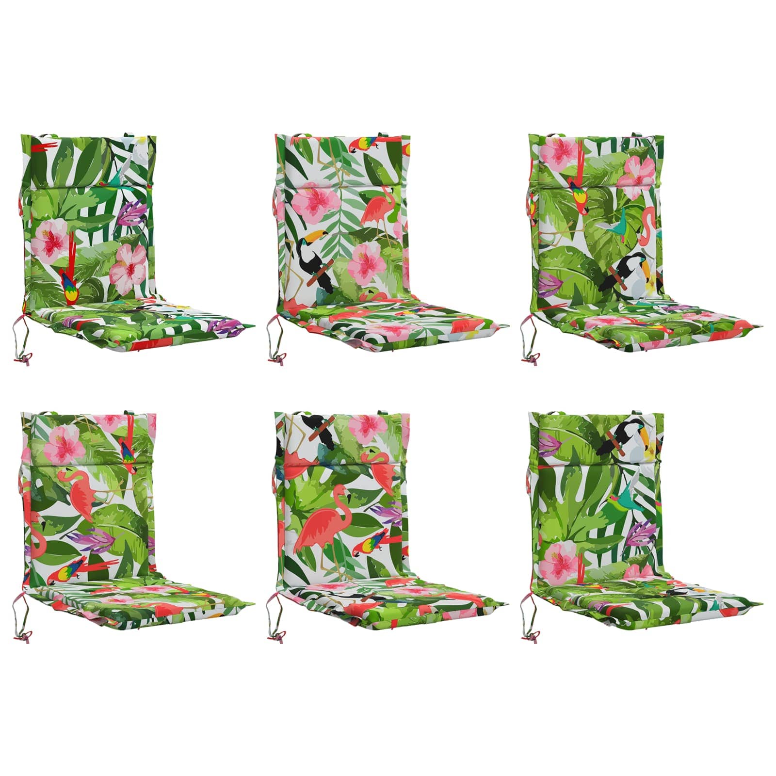 6-delige Hoogrug Kussen GEMERT 6 pcs 100% Polyester Meerkleurig image 2