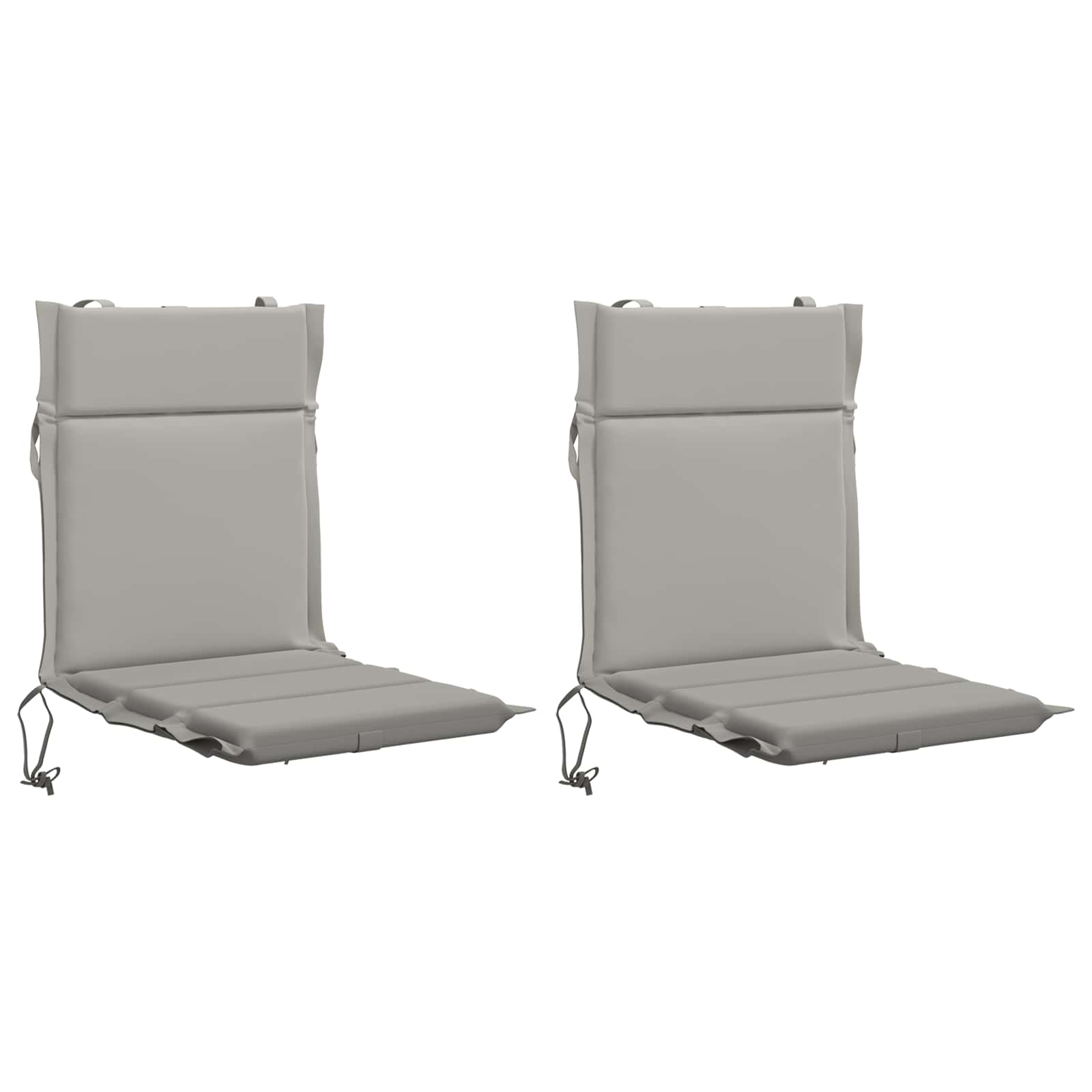 2-delige Hoogrug Kussen GEMERT 2 pcs 100% Polyester Grijs image 2