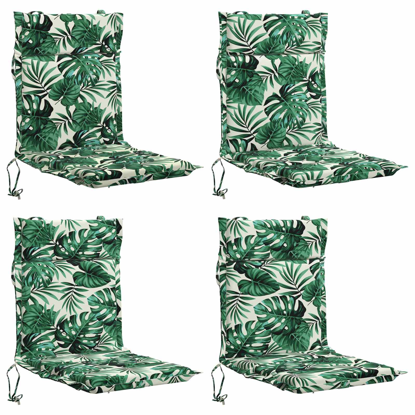 vidaXL 4-dielne vankúše na vysoké operadlo GEMERT 4 pcs 100% polyester