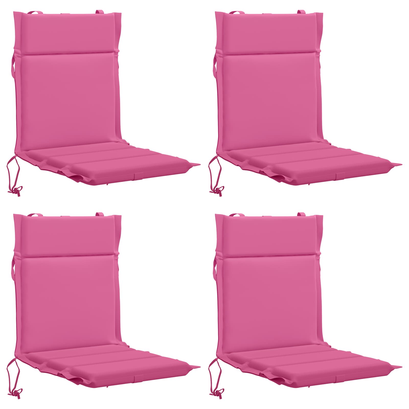 4-delige Hoogrug Kussen GEMERT 4 pcs 100% Polyester Roze image 2