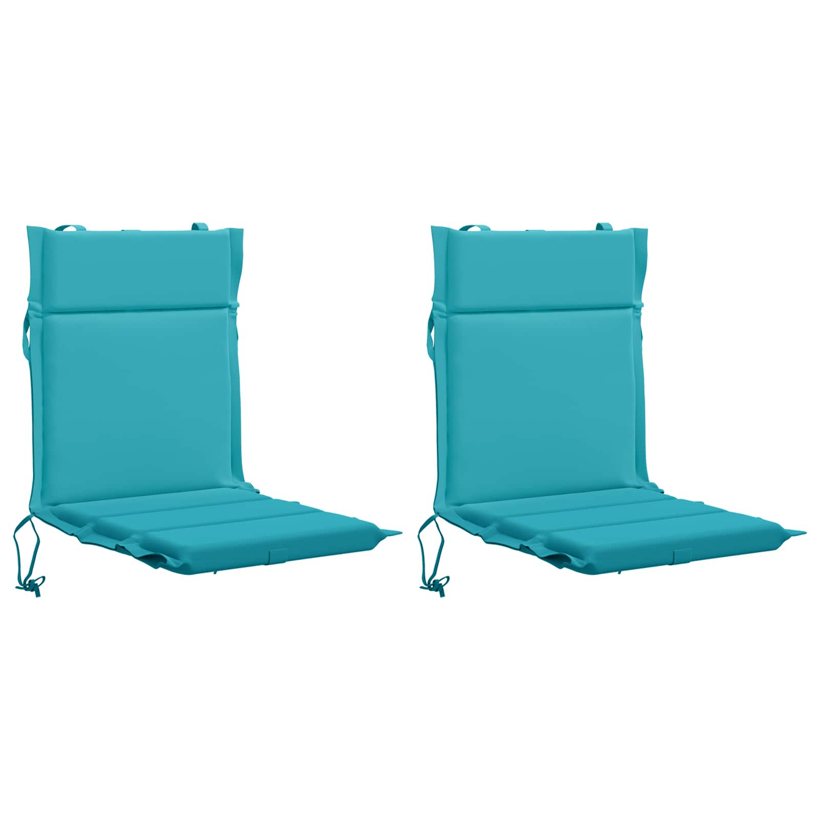 2-delige Hoogrug Kussen GEMERT 2 pcs 100% Polyester Turquoise image 2
