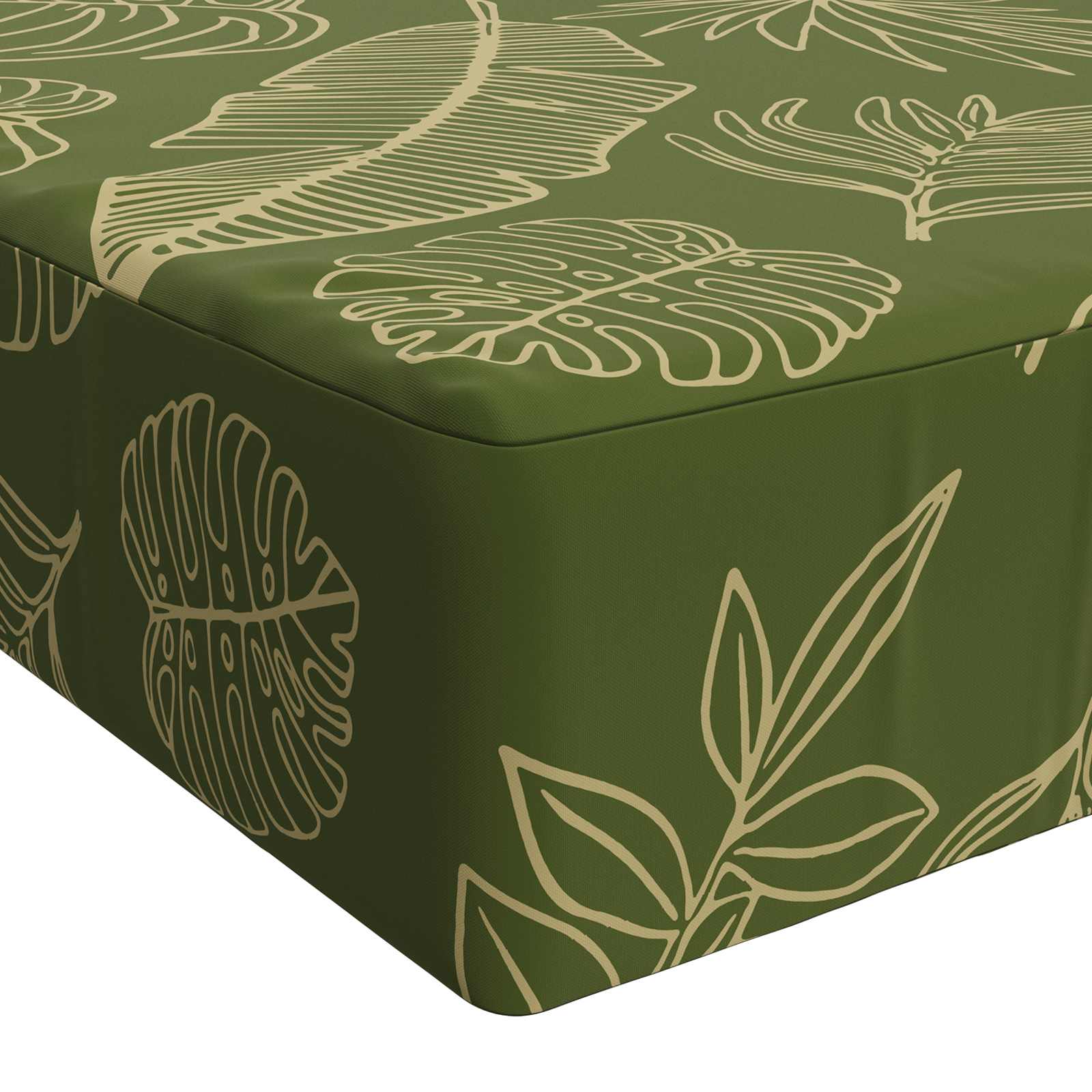 Zitkussen SOEST 100% Polyester Bladontwerp 120 x 60 x 15 cm image 7