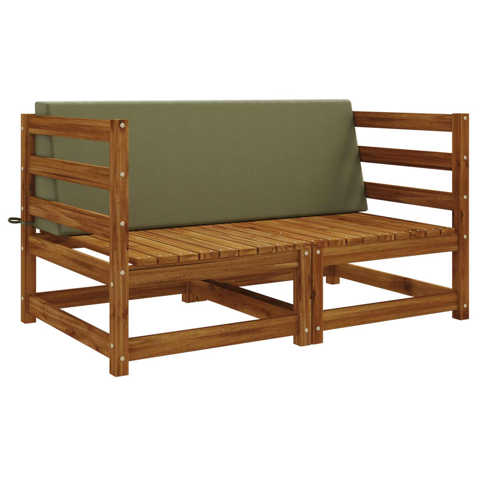 Rugkussen SOEST 100% Polyester Olijfgroen 120 x 20 x 40 cm image 2