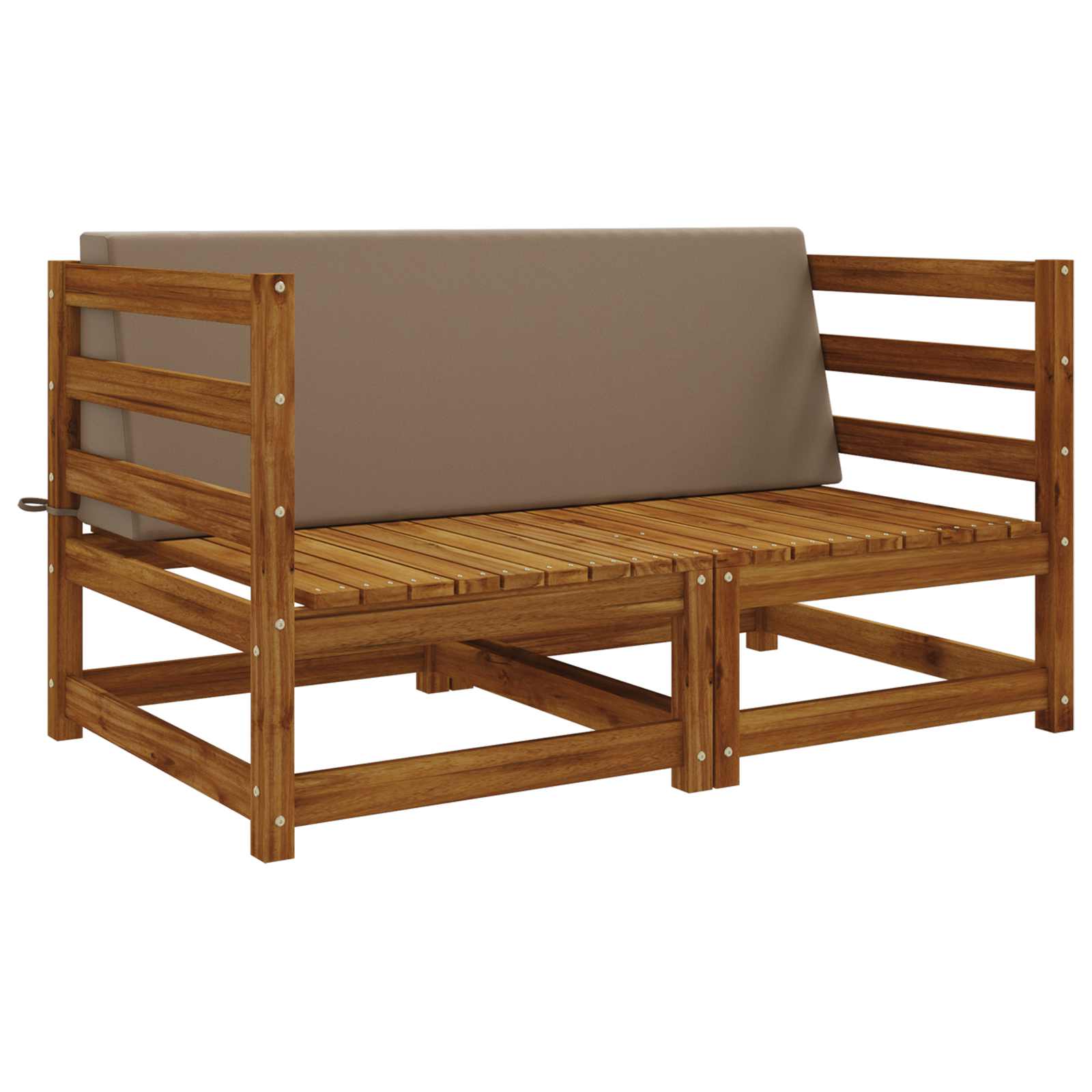 Rugkussen SOEST 100% Polyester Taupe 120 x 20 x 40 cm image 2