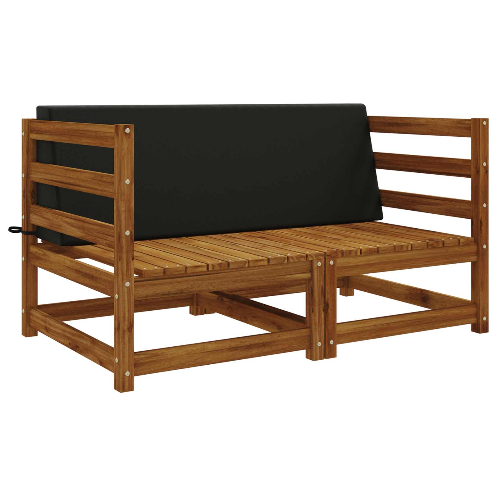 Rugkussen SOEST 100% Polyester Zwart 120 x 20 x 40 cm image 2