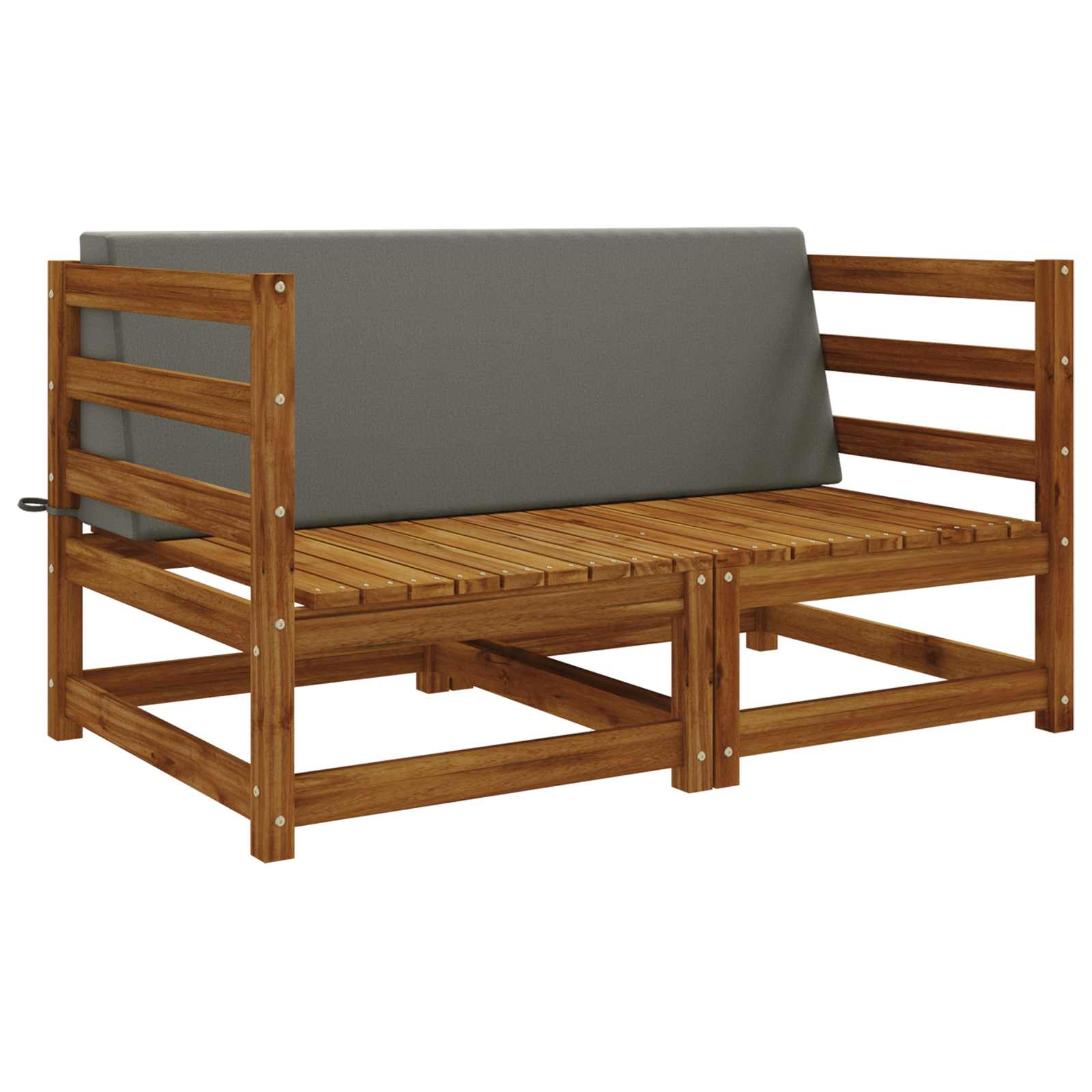 Rugkussen SOEST 100% Polyester Grijs 120 x 20 x 40 cm image 2