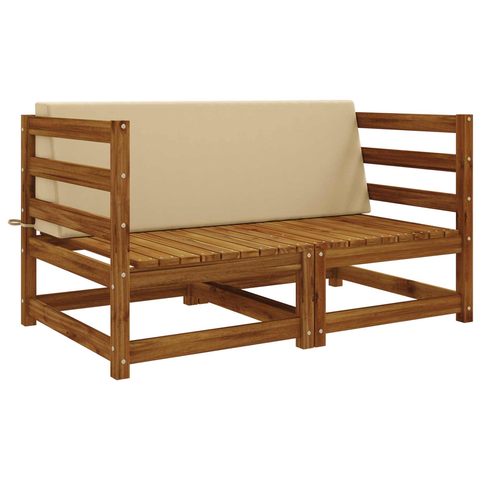 Rugkussen SOEST 100% Polyester Beige 120 x 20 x 40 cm image 2