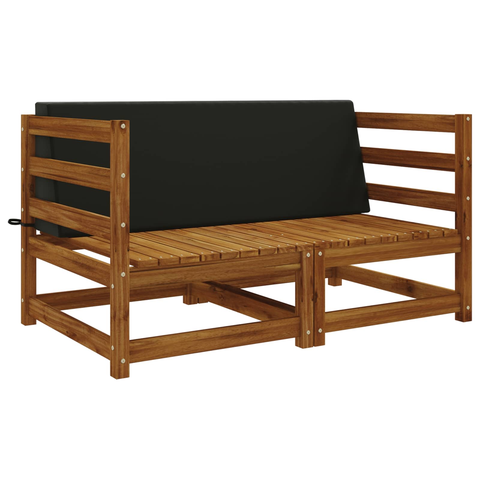 Rugkussen SOEST 100% Polyester Zwart 120 x 20 x 40 cm image 2