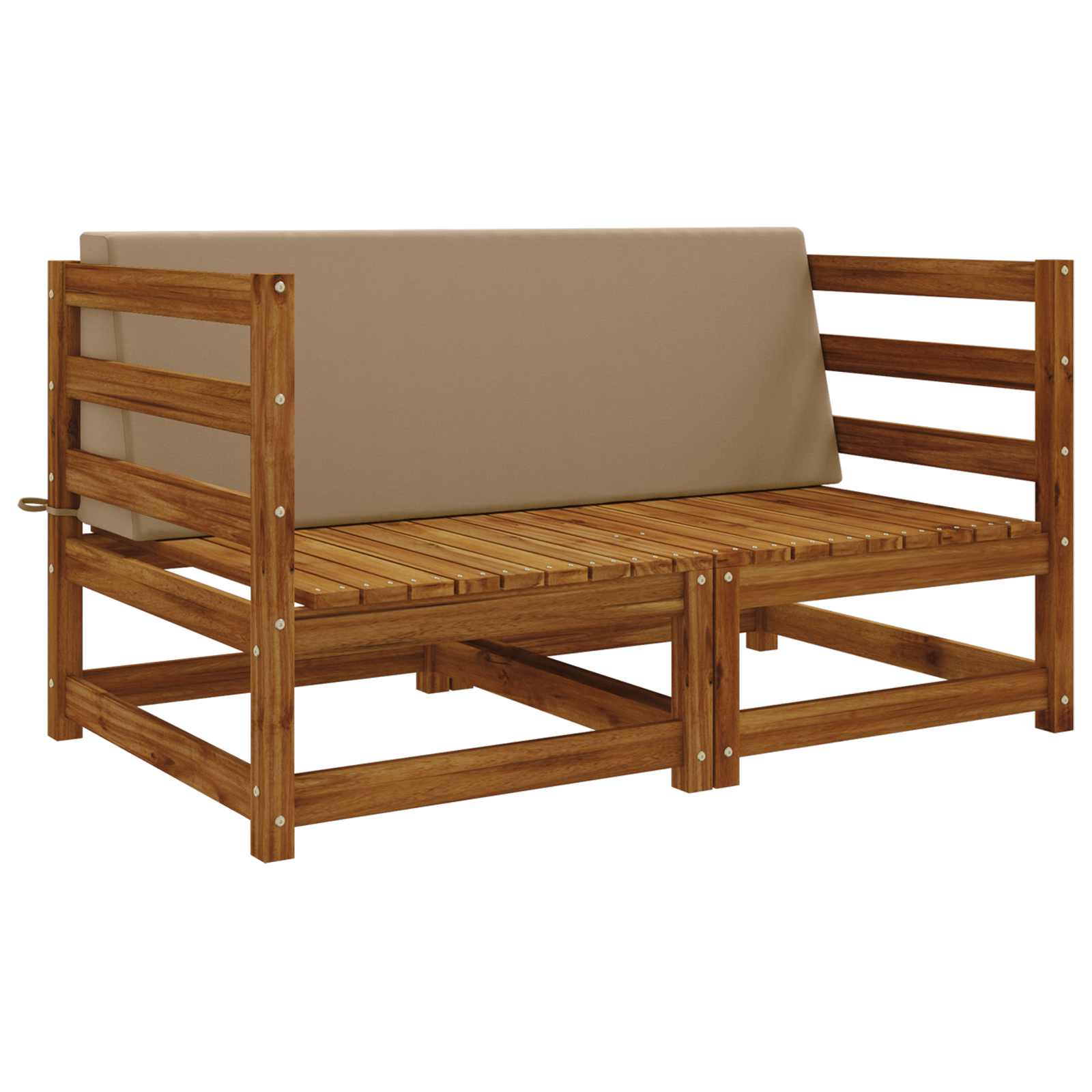 Rugkussen SOEST 100% Polyester Taupe 120 x 20 x 40 cm image 2