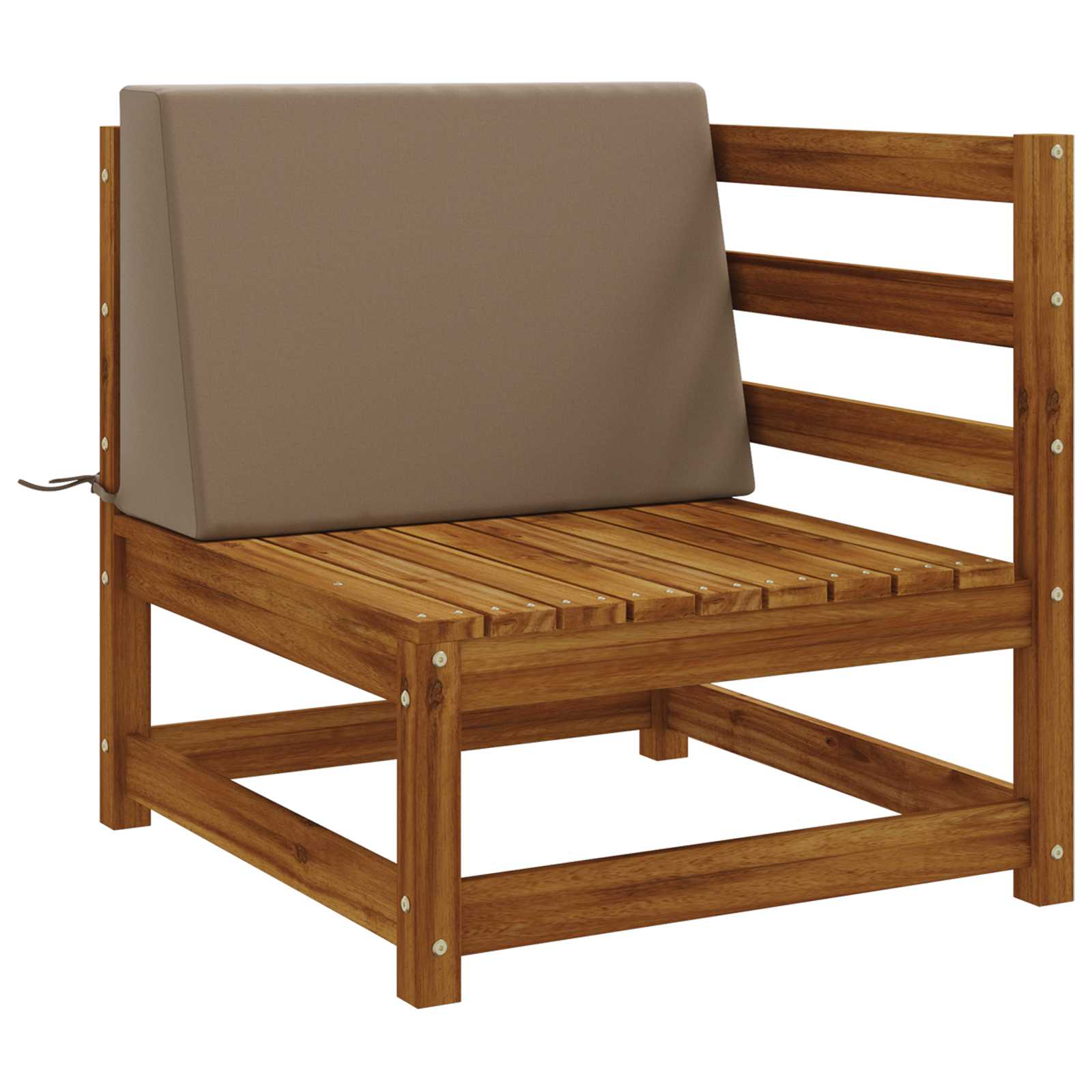 Rugkussen SOEST 100% Polyester Taupe 60 x 20 x 40 cm image 2