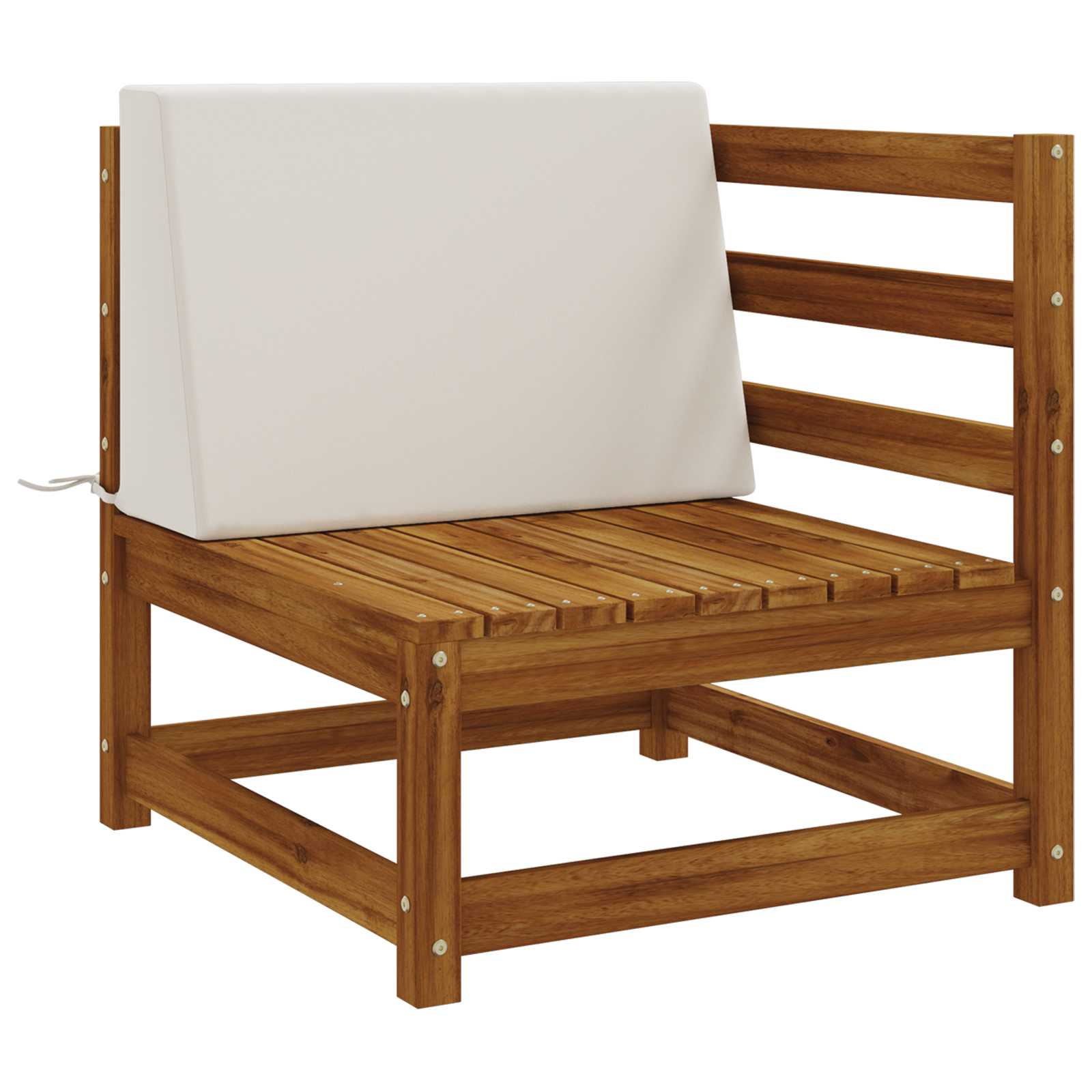 Rugkussen SOEST 100% Polyester Wit 60 x 20 x 40 cm image 2
