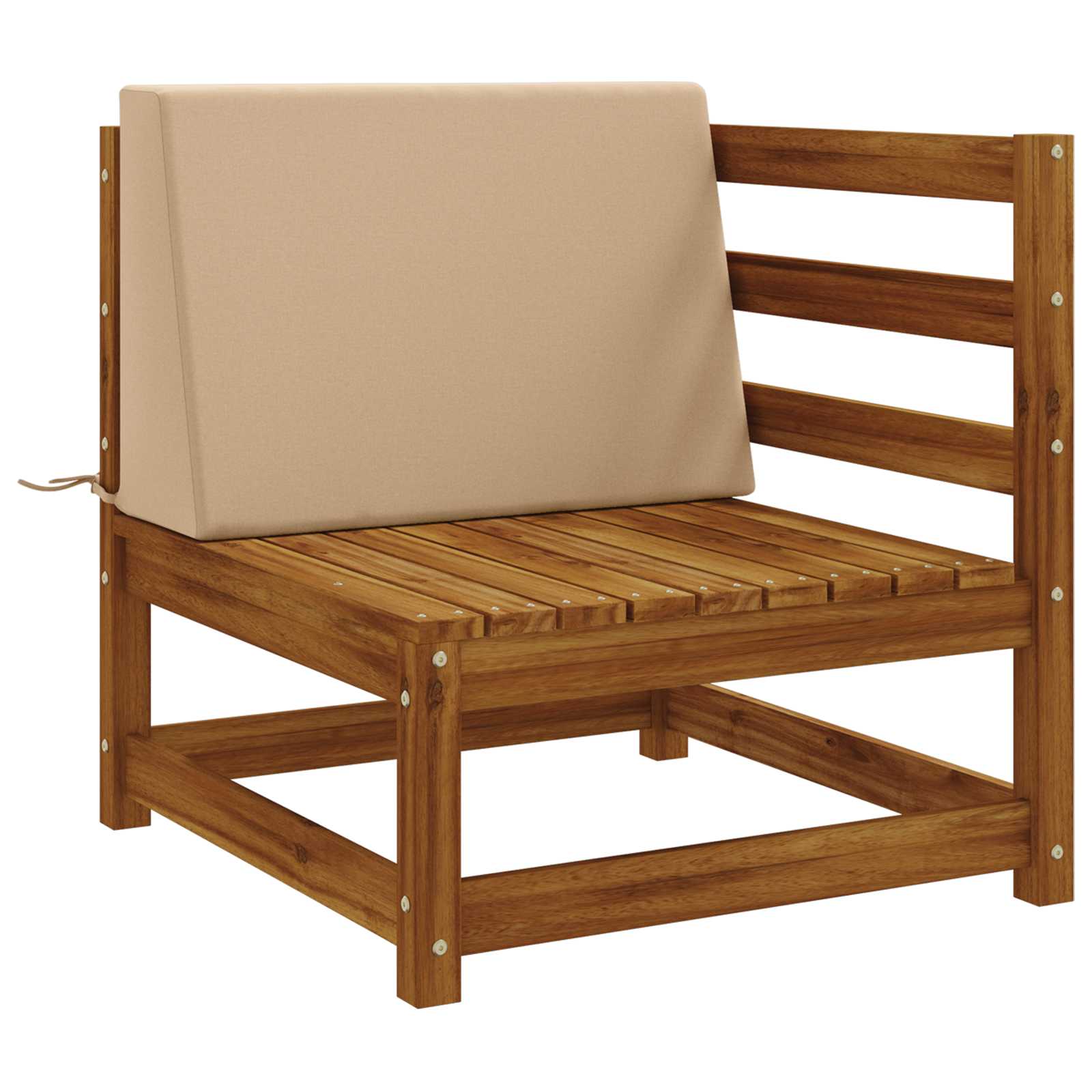 Rugkussen SOEST 100% Polyester Zand 60 x 20 x 40 cm image 2