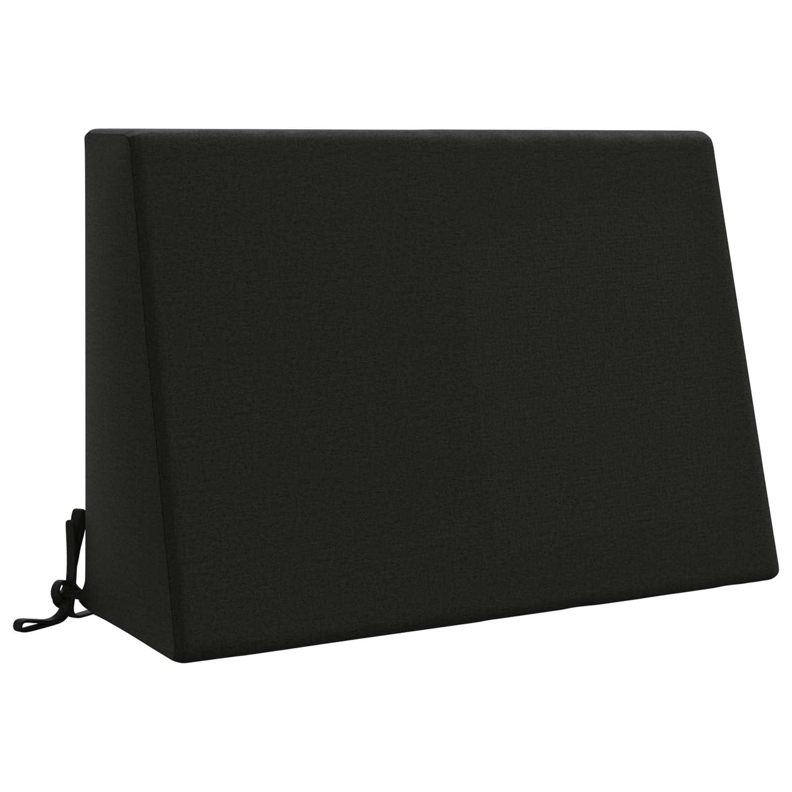 Rugkussen SOEST 100% Polyester Zwart 60 x 20 x 40 cm image 1