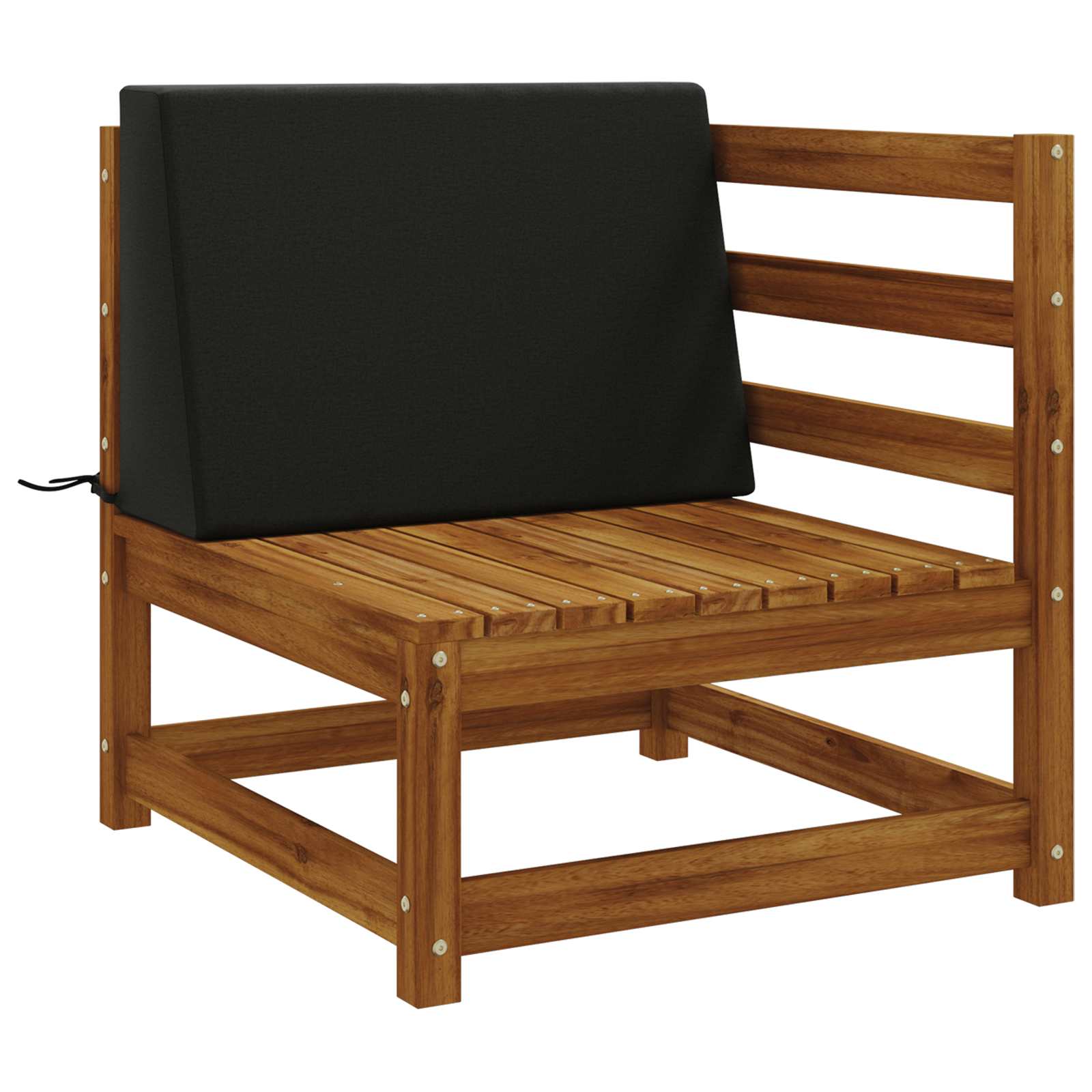 Rugkussen SOEST 100% Polyester Zwart 60 x 20 x 40 cm image 2