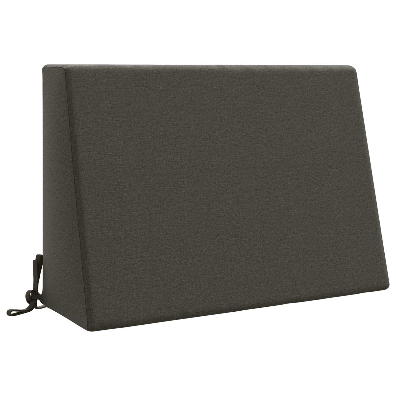Rugkussen SOEST 100% Polyester Antraciet 60 x 20 x 40 cm image 1