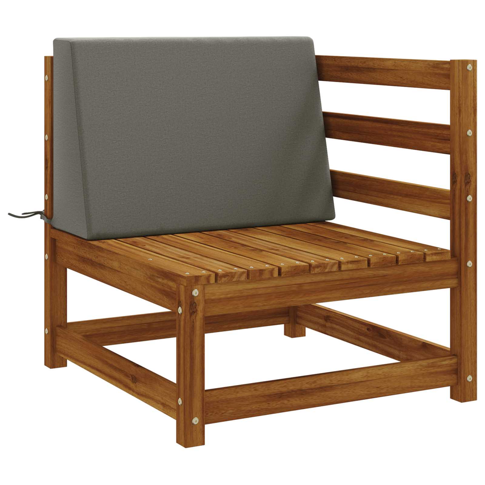 Rugkussen SOEST 100% Polyester Grijs 60 x 20 x 40 cm image 2