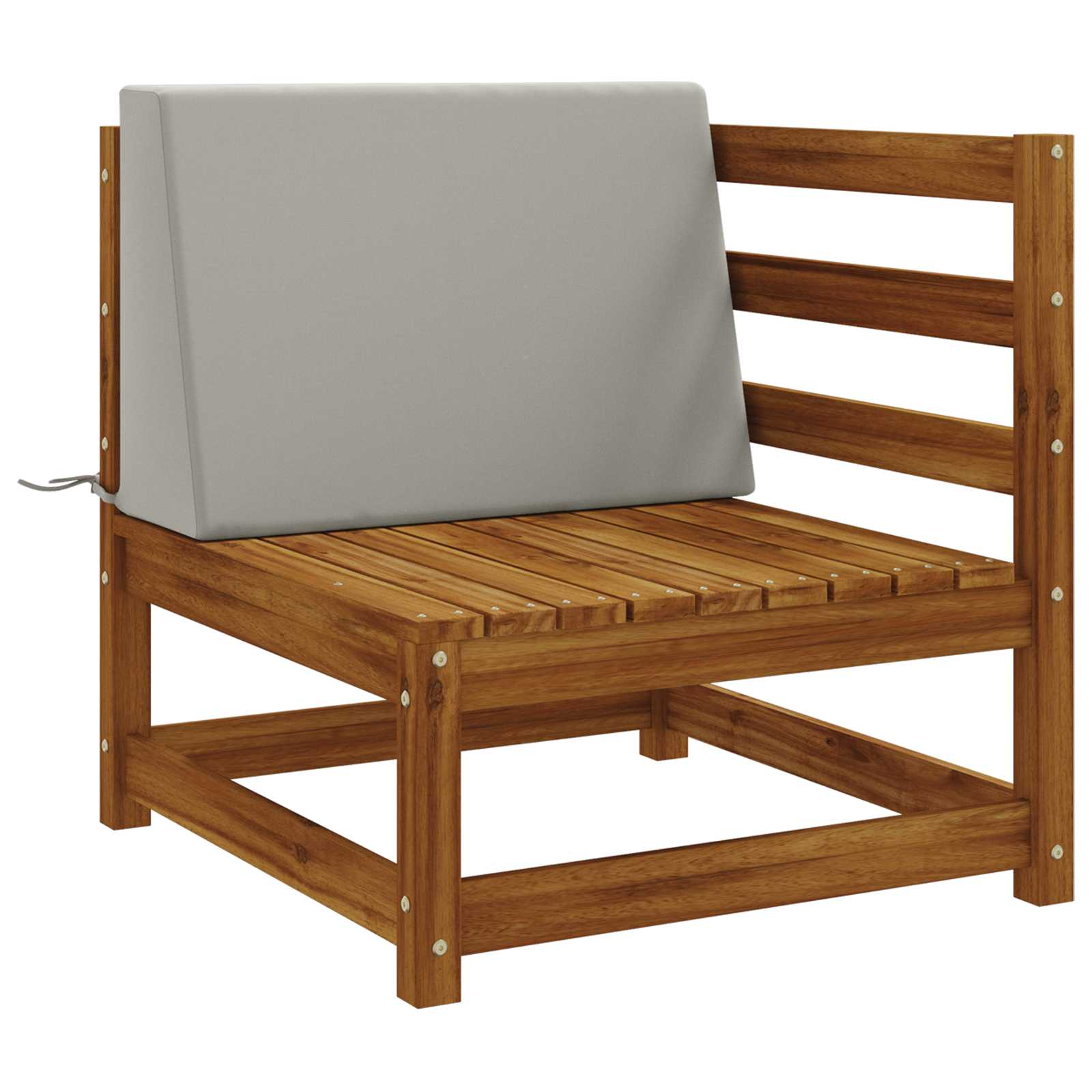 Rugkussen SOEST 100% Polyester Grijs 60 x 20 x 40 cm image 2