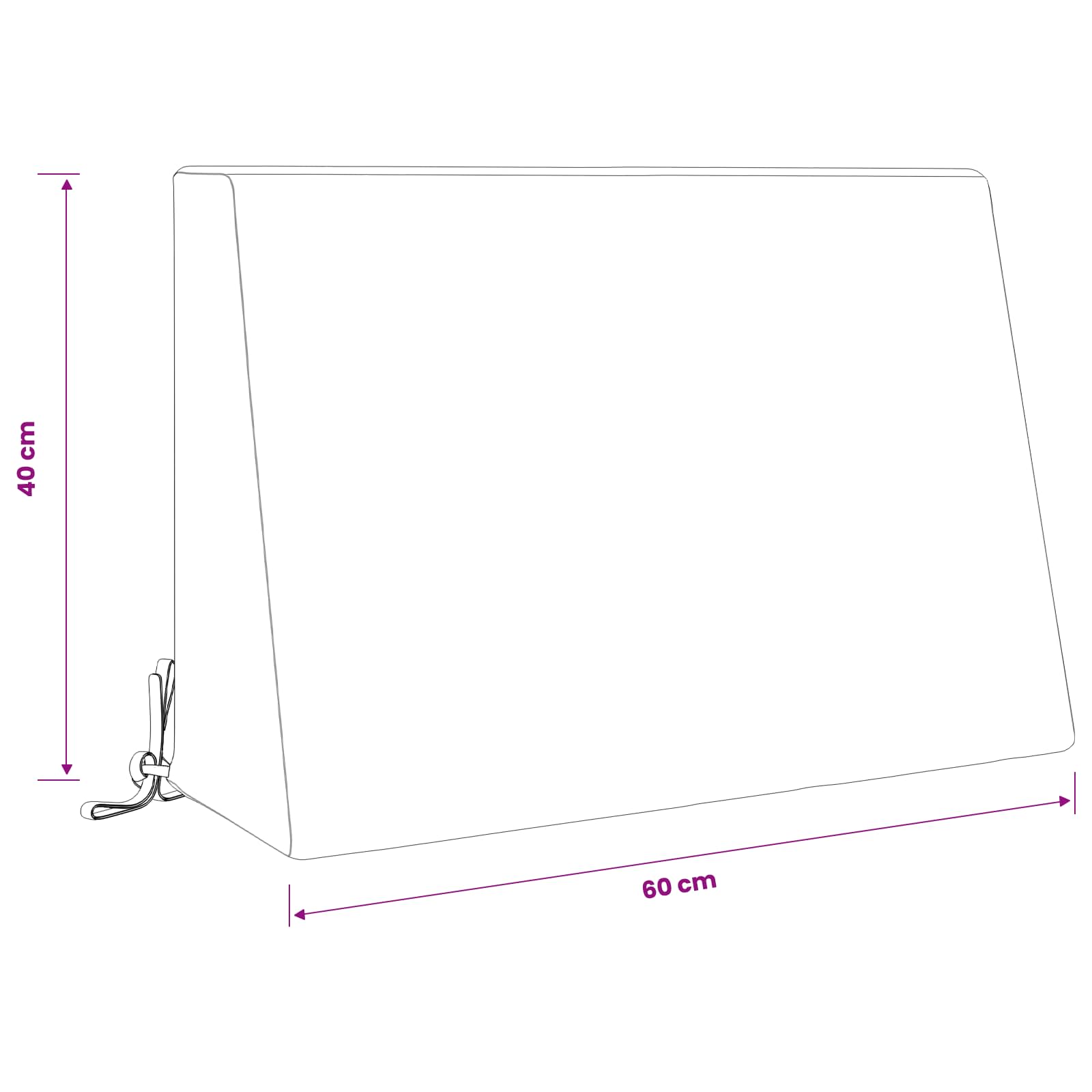 Rugkussen SOEST 100% Polyester Groen 60 x 20 x 40 cm image 7
