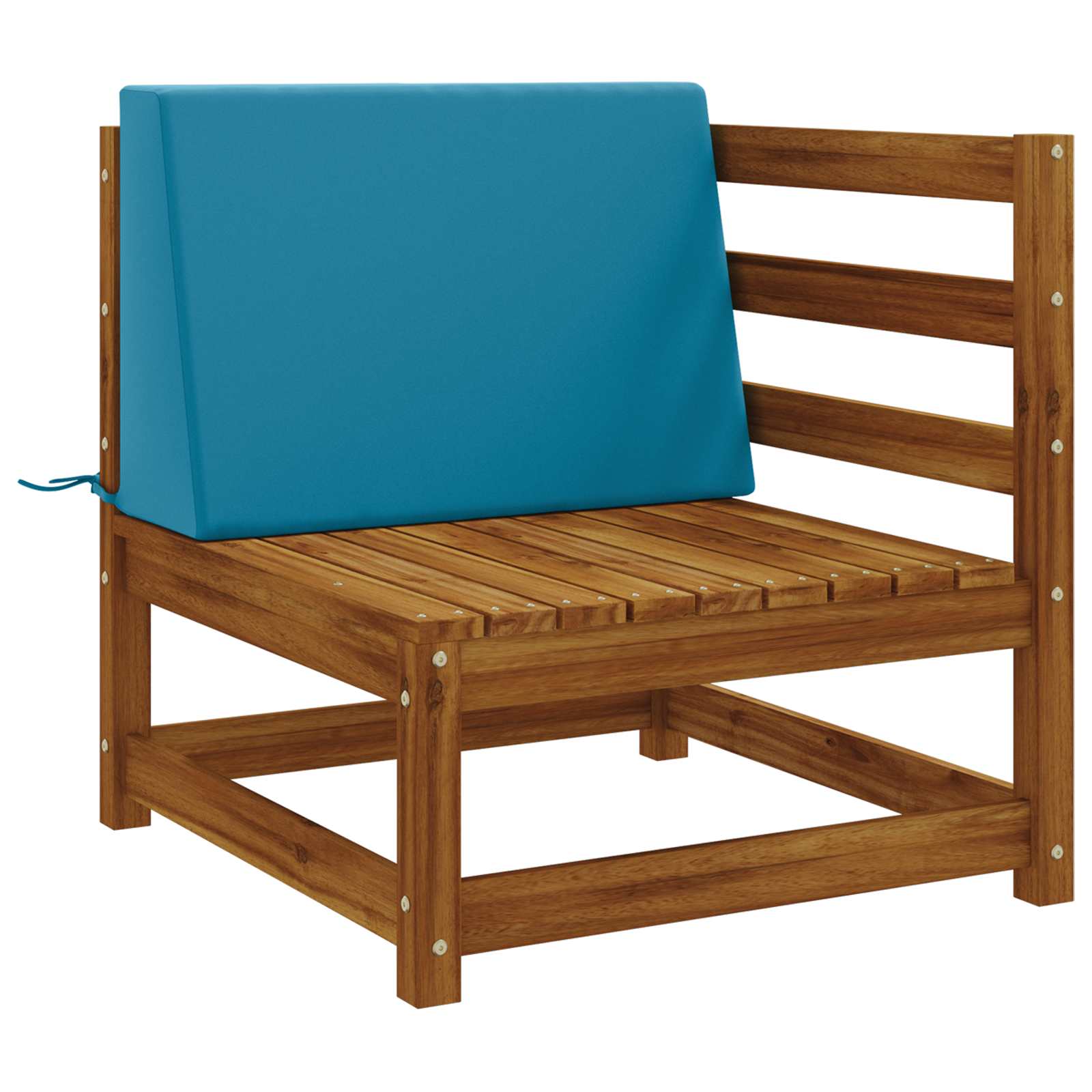 Rugkussen SOEST 100% Polyester lichtblauw 60 x 20 x 40 cm image 2
