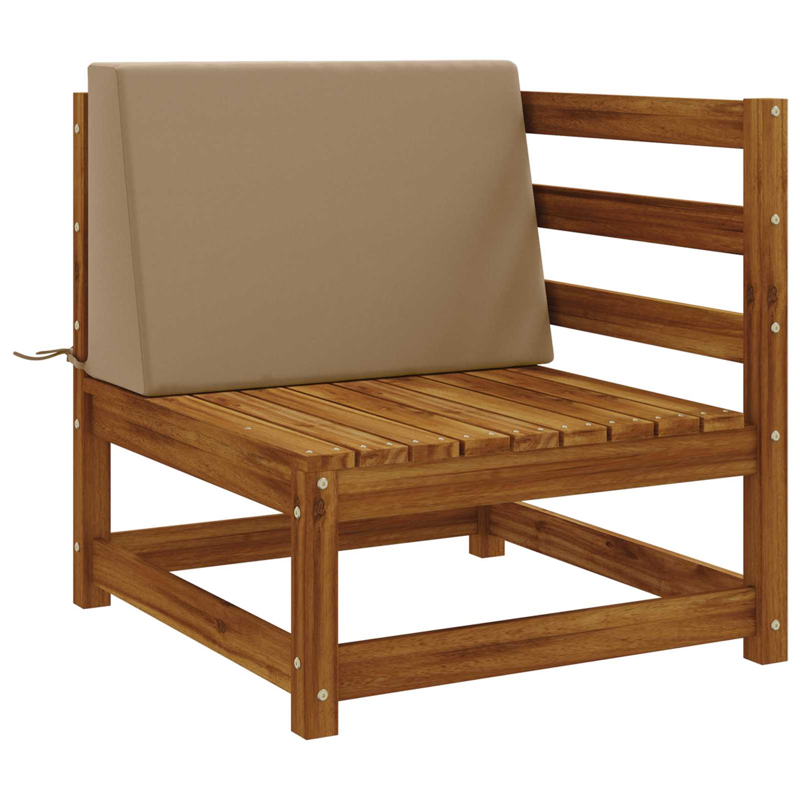 Rugkussen SOEST 100% Polyester Taupe 60 x 20 x 40 cm image 2