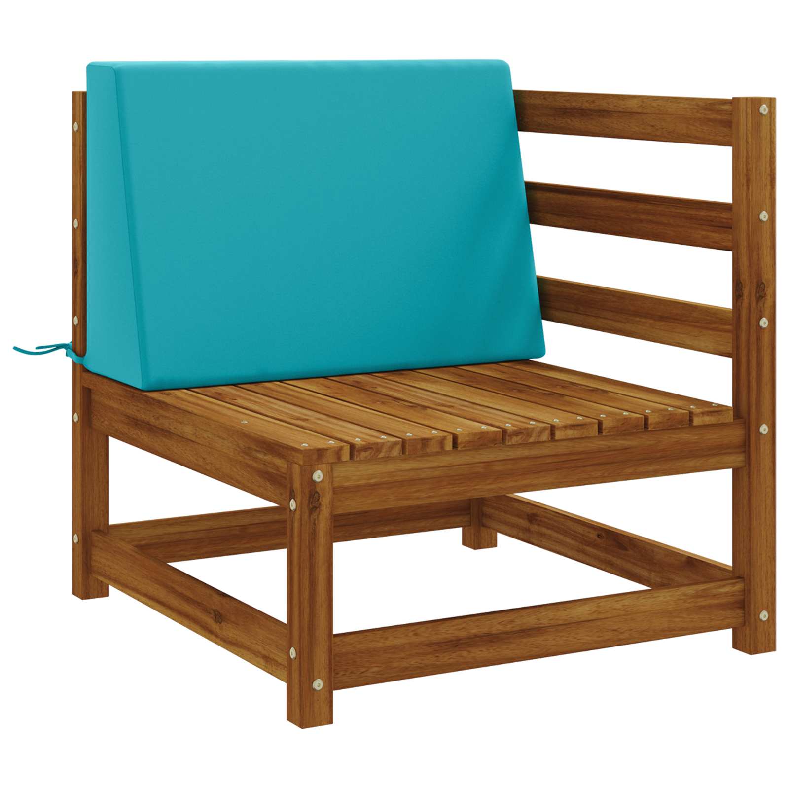 Rugkussen SOEST 100% Polyester Turquoise 60 x 20 x 40 cm image 2