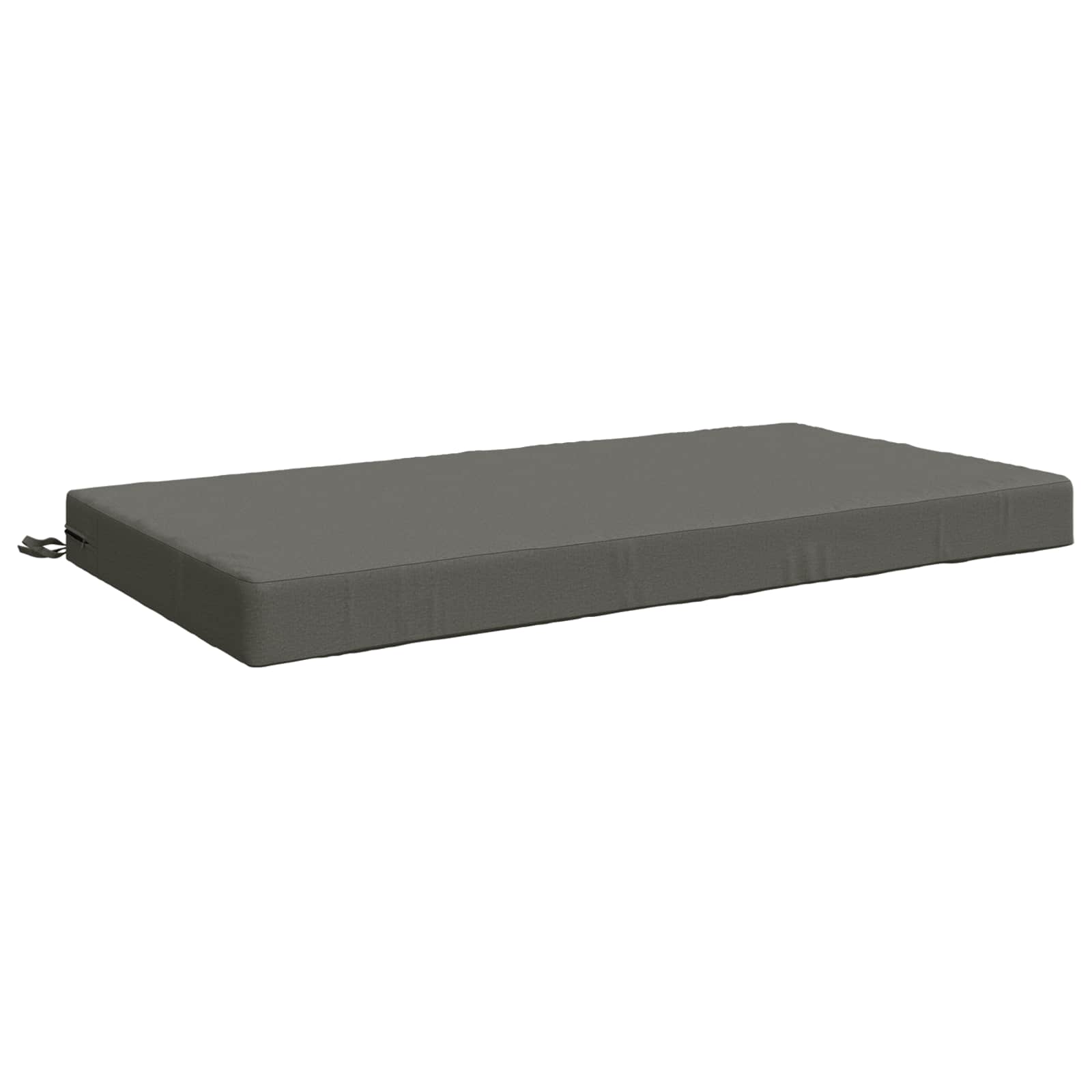 vidaXL Podložka na sedadlo SOEST 100% polyester Sivá 120 x 80 x 10 cm