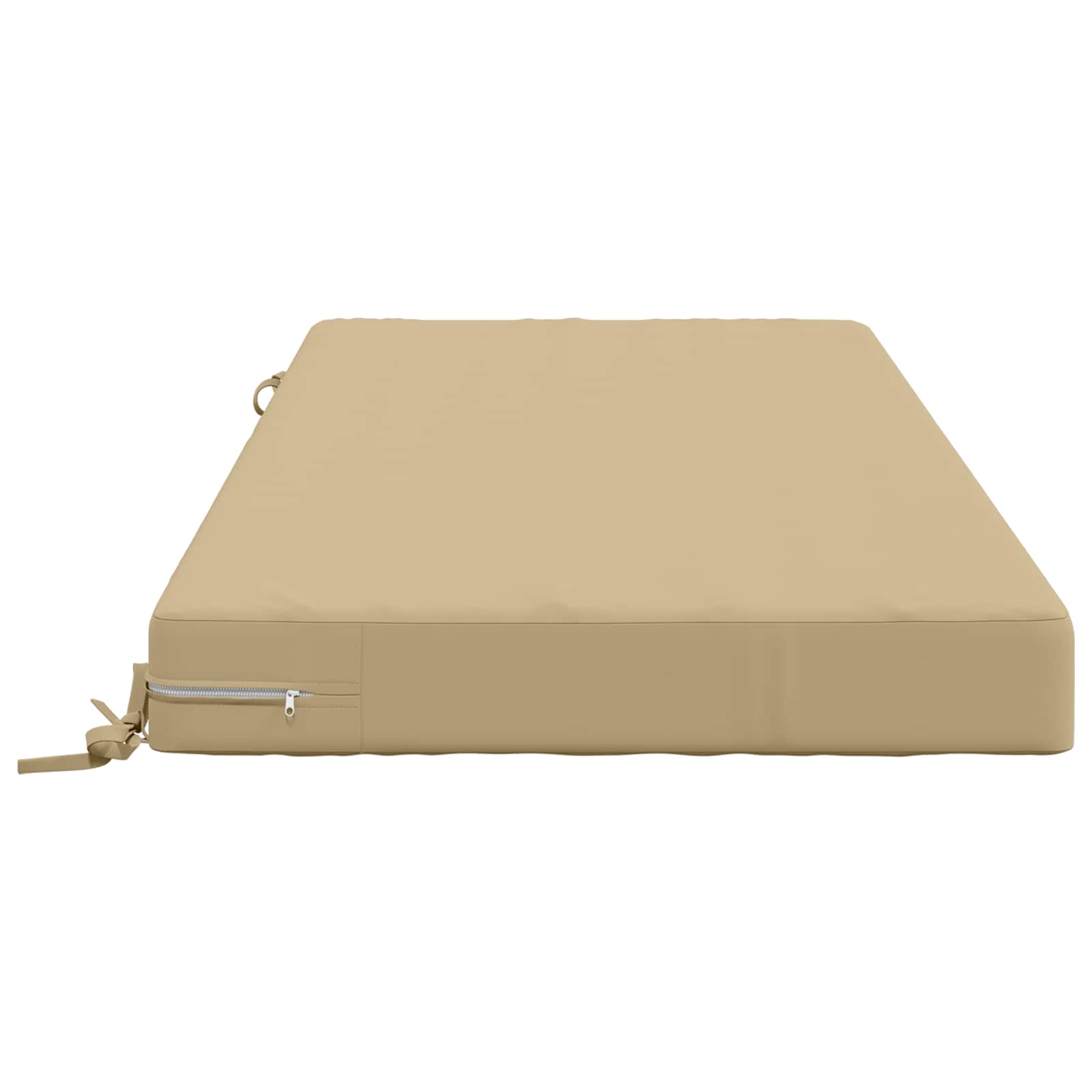 Zitkussen SOEST 100% Polyester Beige 120 x 80 x 10 cm image 3