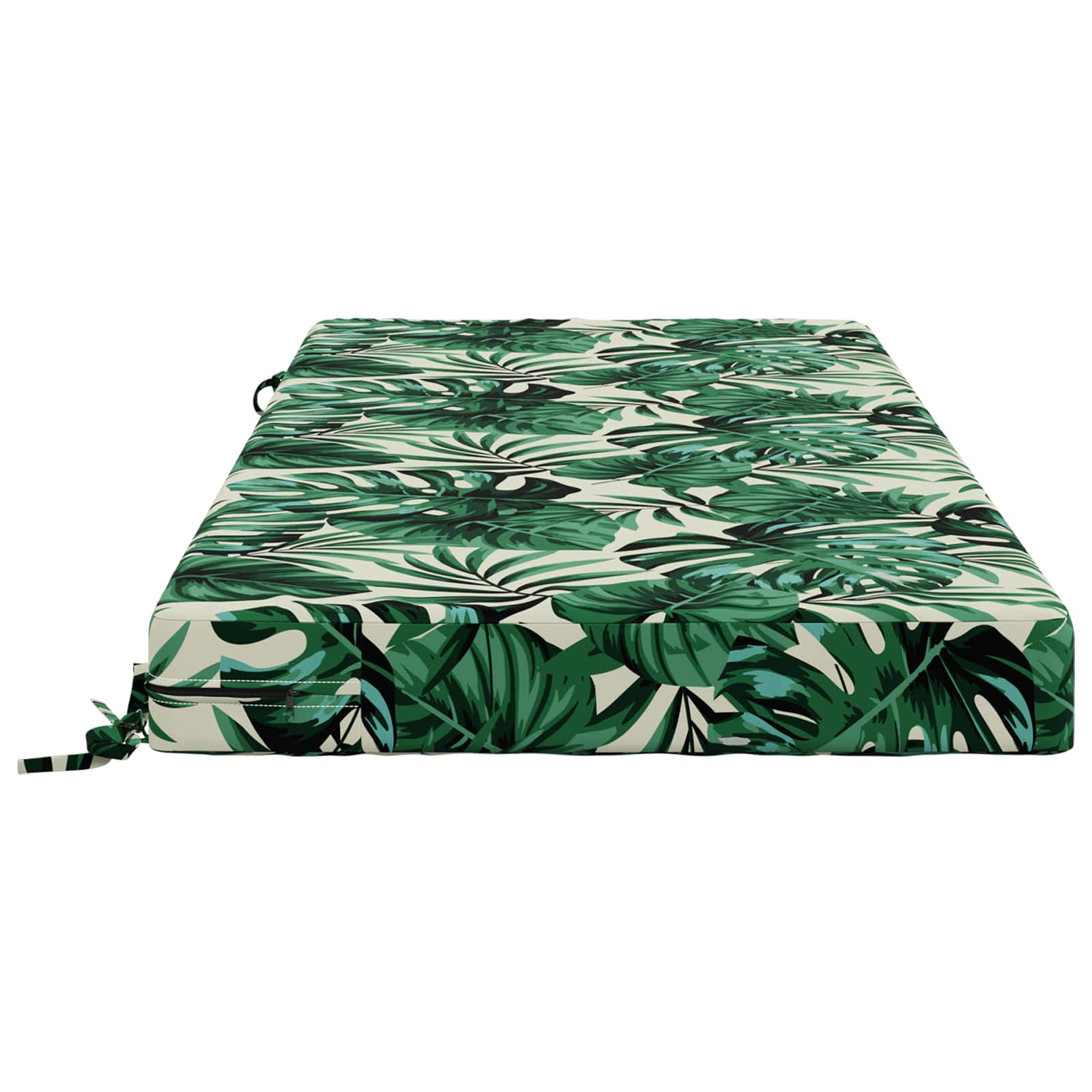 Zitkussen SOEST 100% Polyester Bladpatroon 120 x 80 x 10 cm image 3