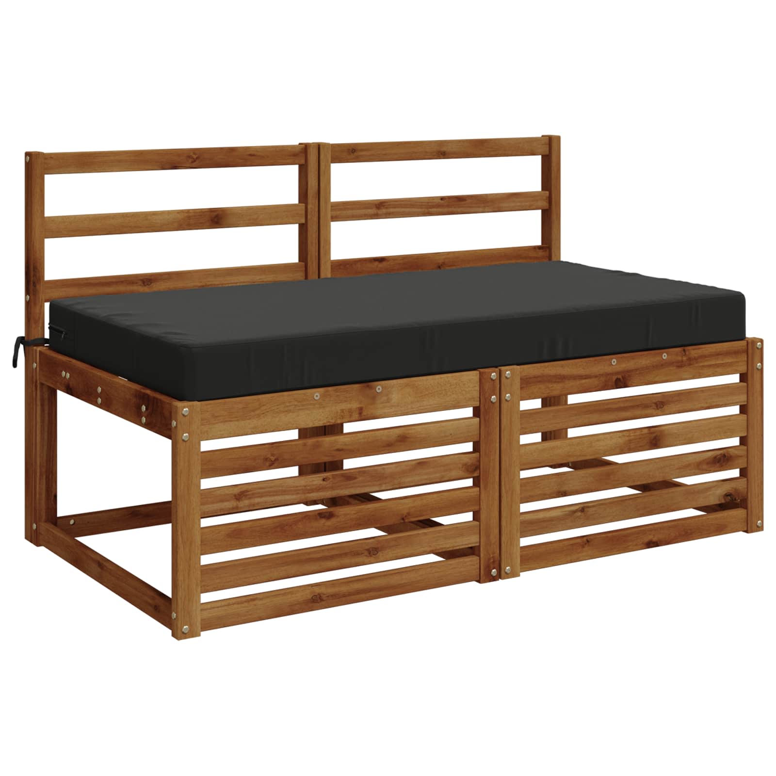 Zitkussen SOEST 100% Polyester Antraciet 120 x 60 x 10 cm image 2