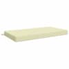 vidaXL Istmepadi SOEST 100% Pol&uuml;ester Kreemjas 120 x 60 x 10 cm