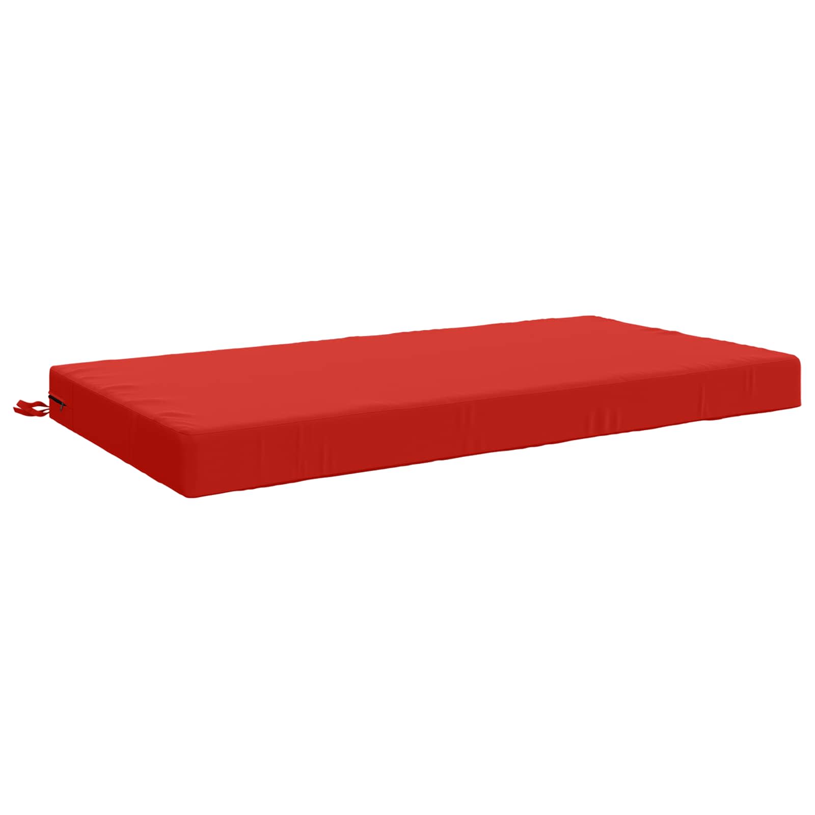 Zitkussen SOEST 100% Polyester Rood 120 x 60 x 10 cm image 1