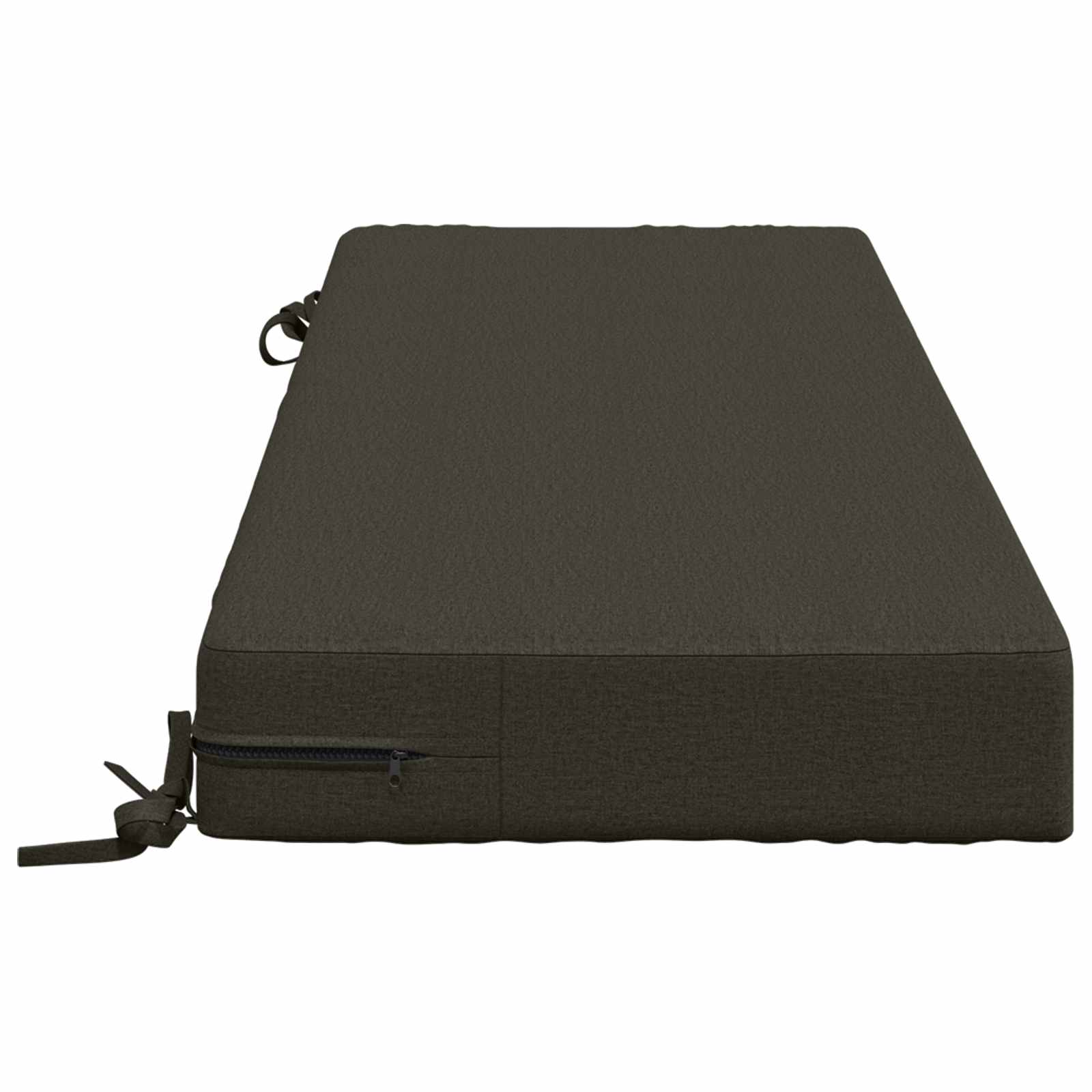 Zitkussen SOEST 100% Polyester Antraciet 120 x 40 x 10 cm image 3
